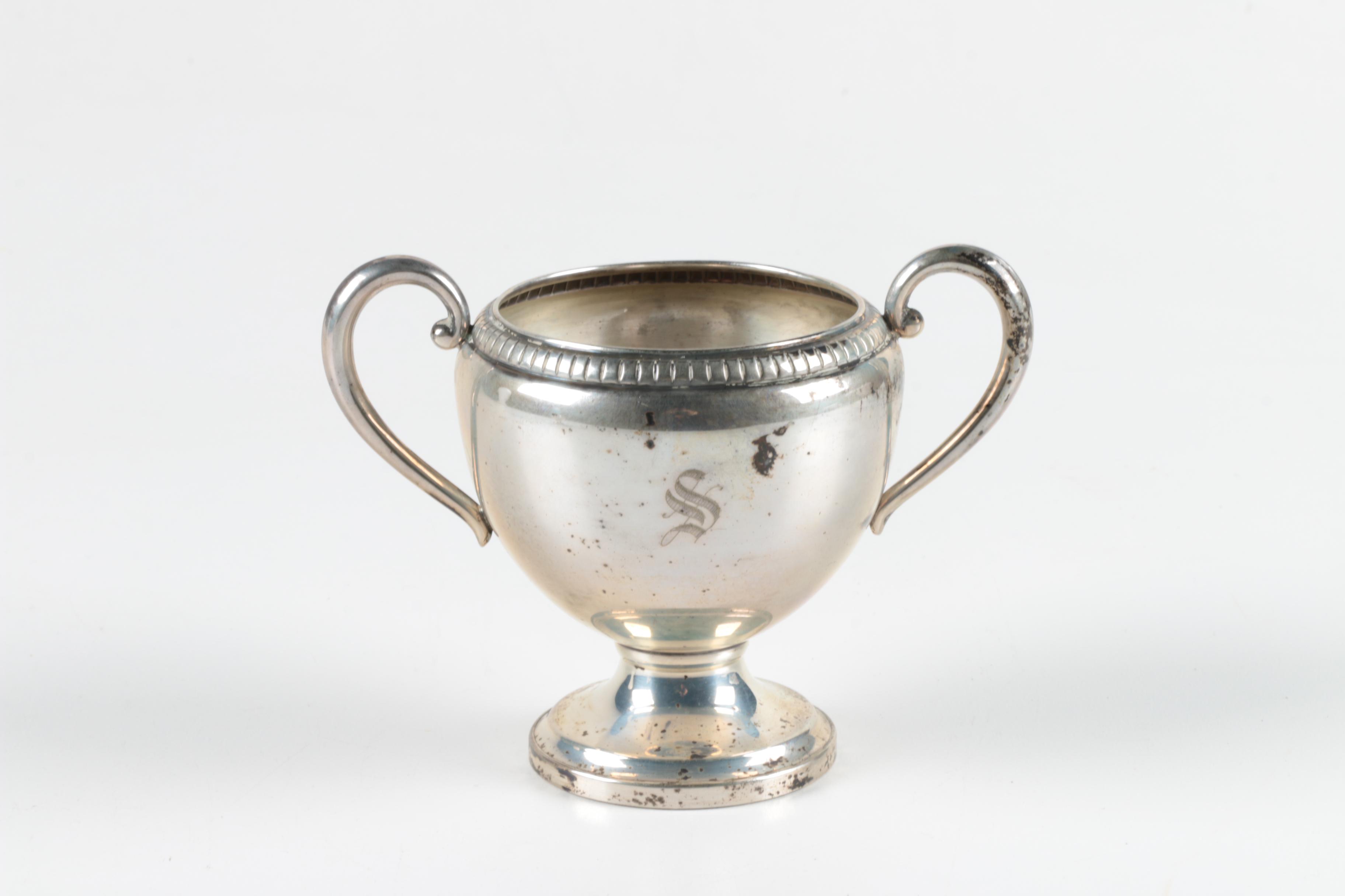 Revere Silversmiths Inc. Weighted Sterling Creamer and Sugar Bowl Set