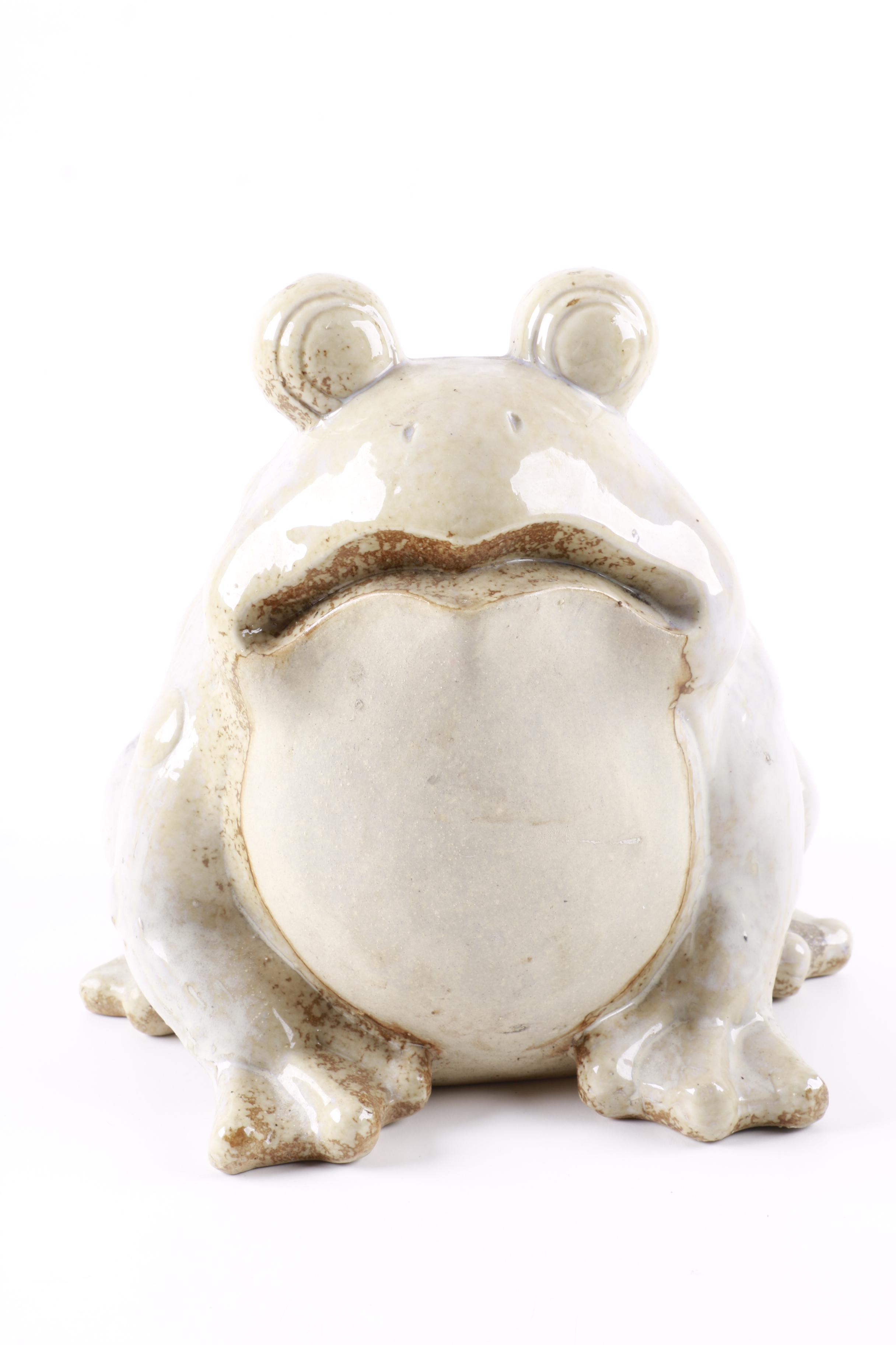 Decorative Ceramic Frogs