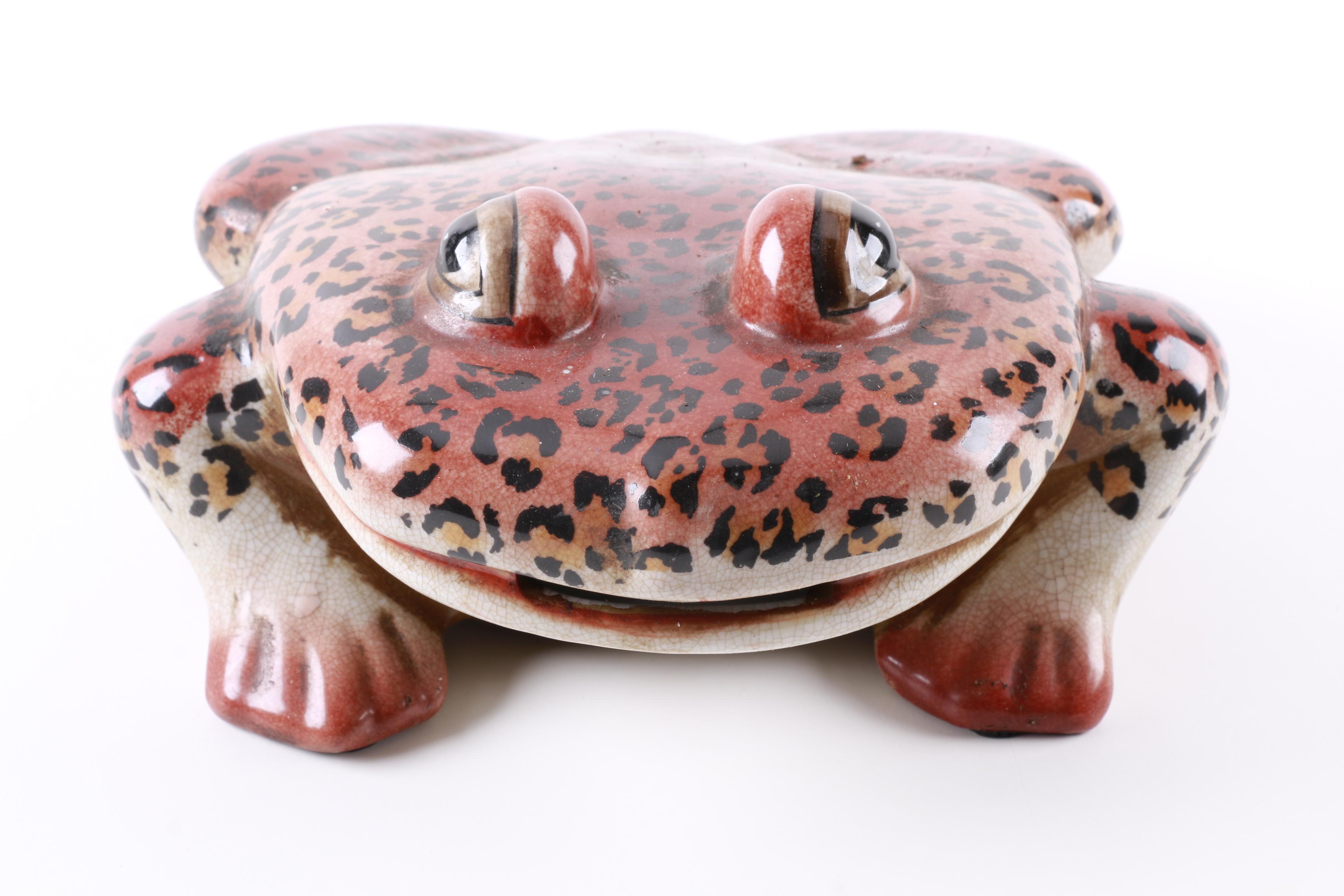 Decorative Ceramic Frogs