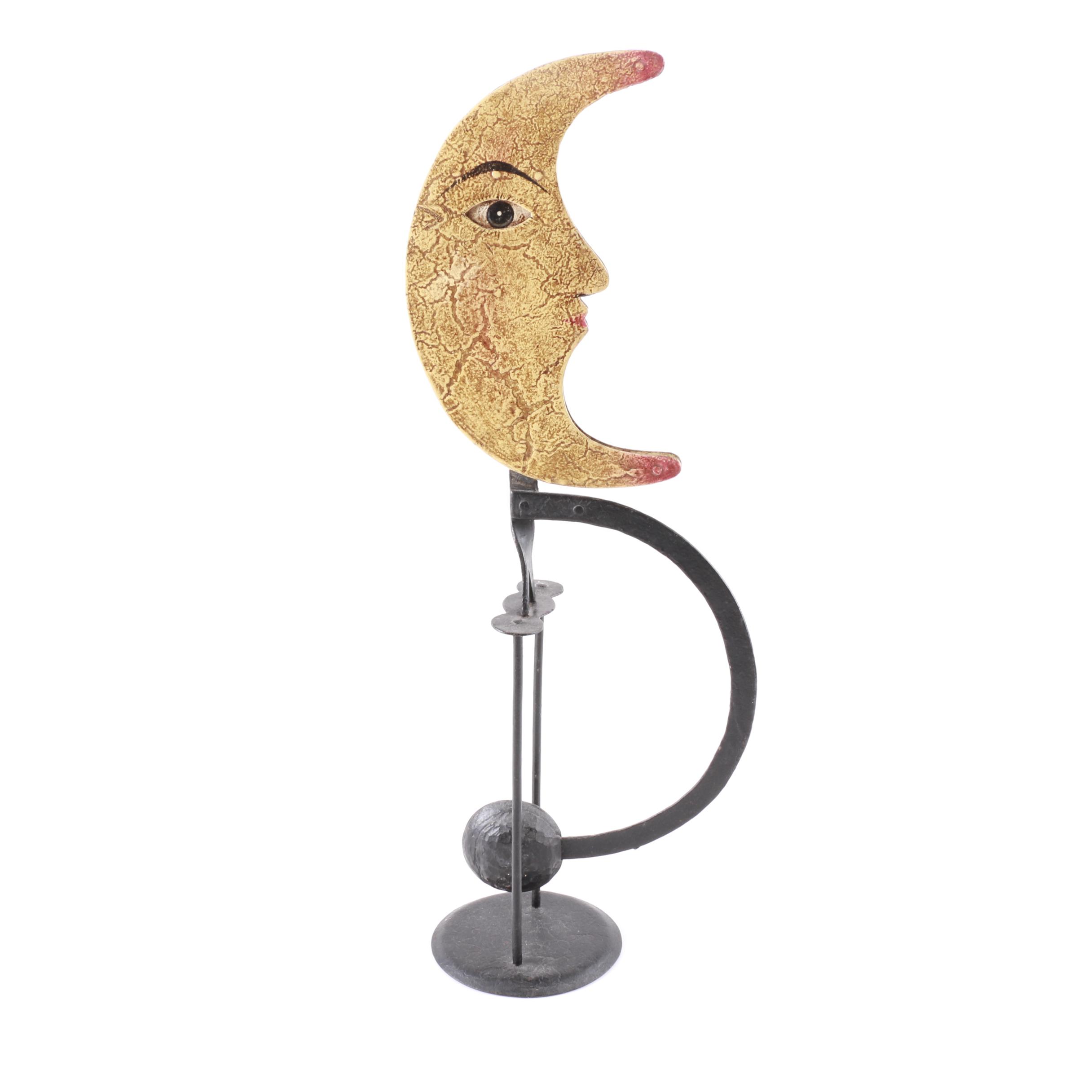 Crescent Moon Kinetic Sculpture