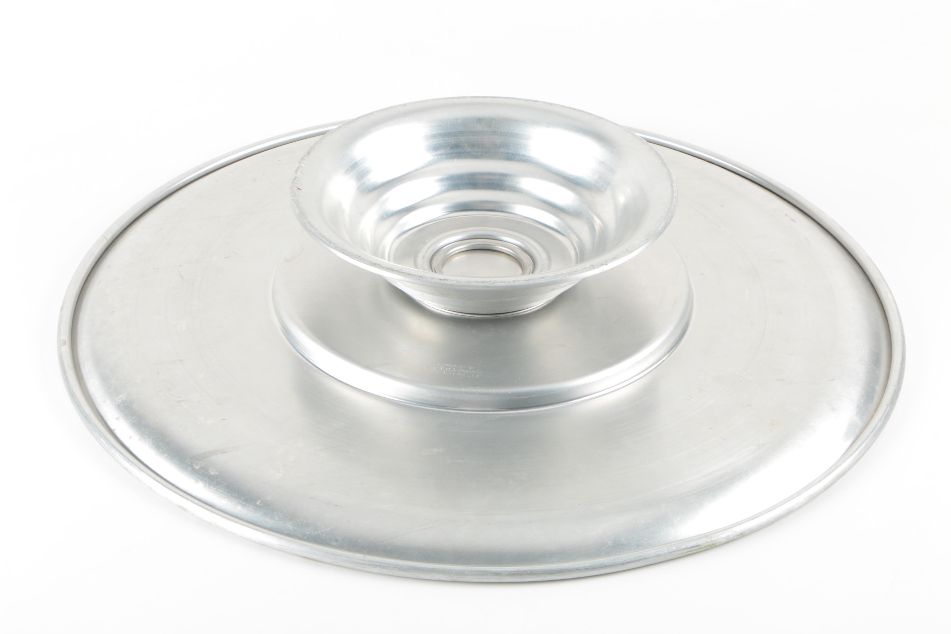 West Bend Aluminum Lazy Susan