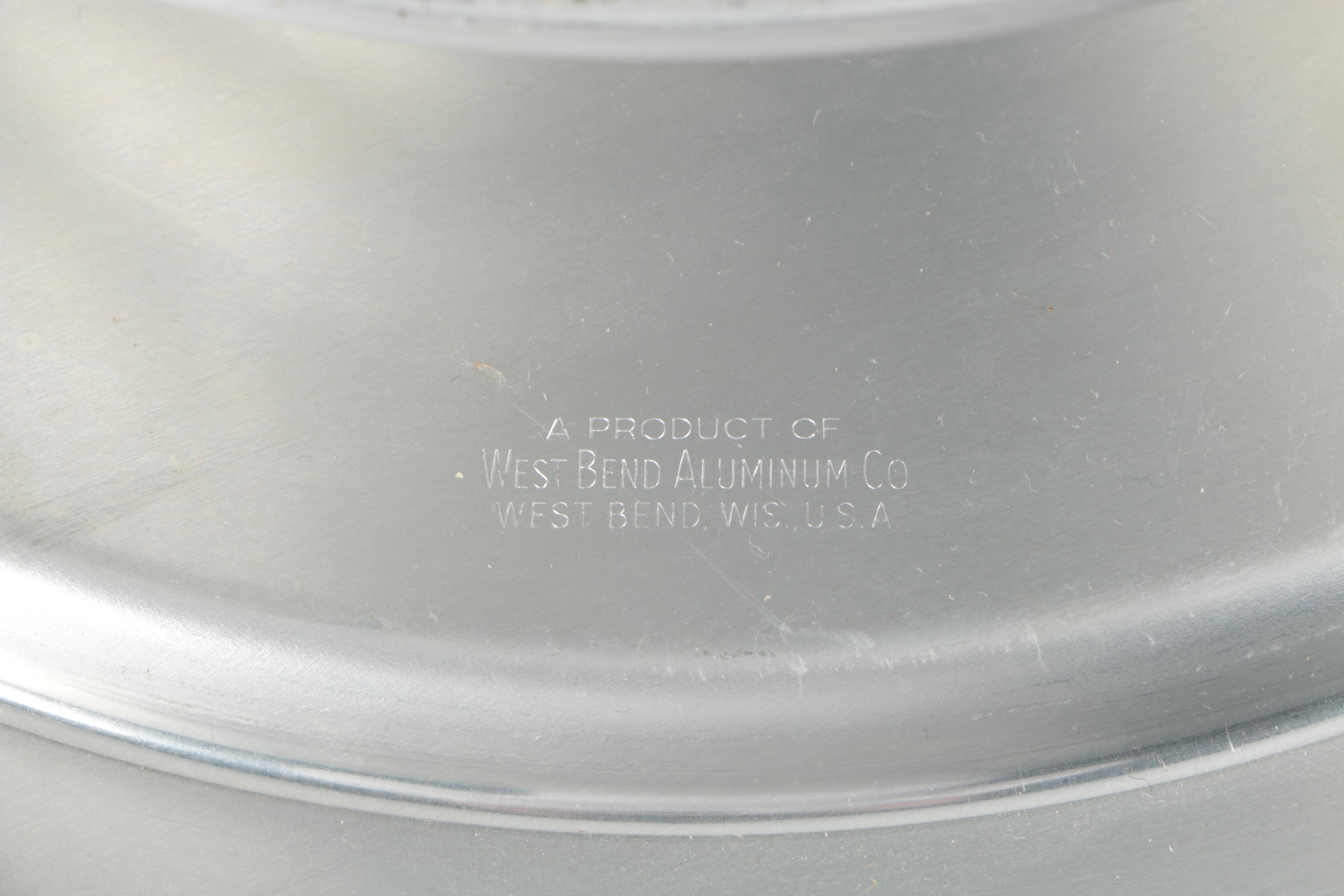 West Bend Aluminum Lazy Susan