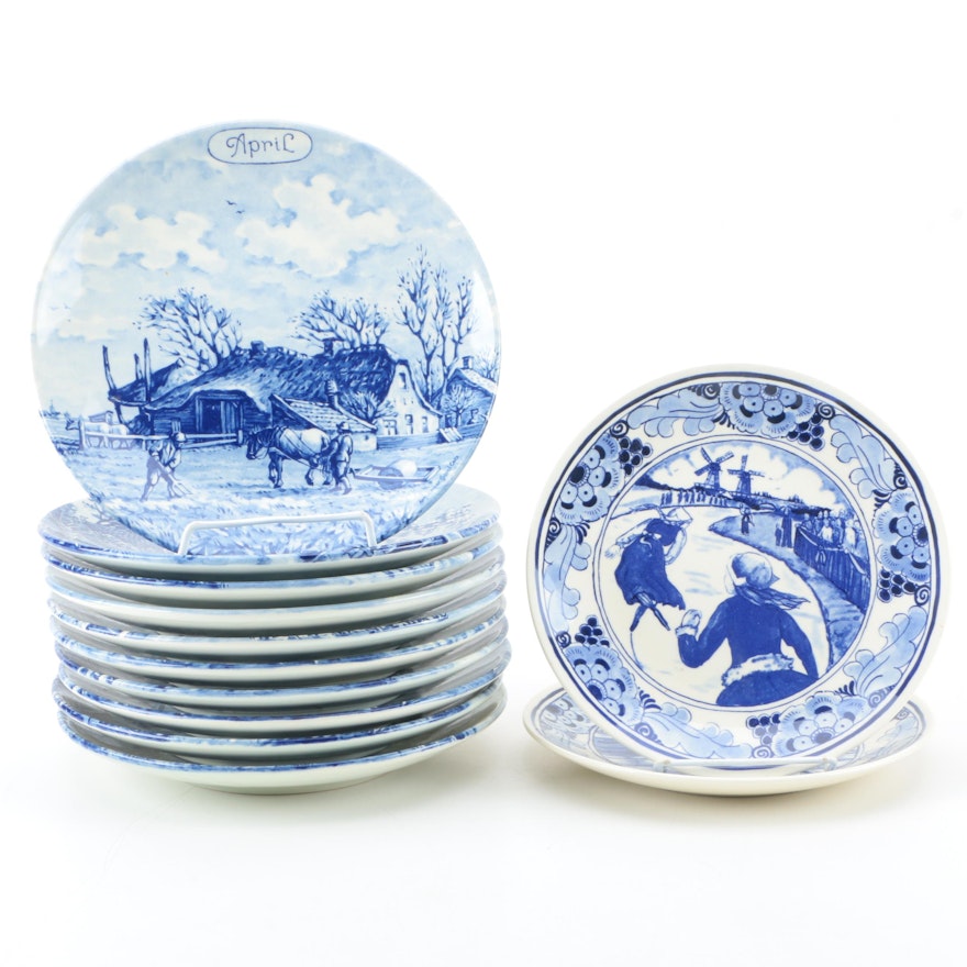 WR Delfts and Dutch Delft Blue Collectible Plates
