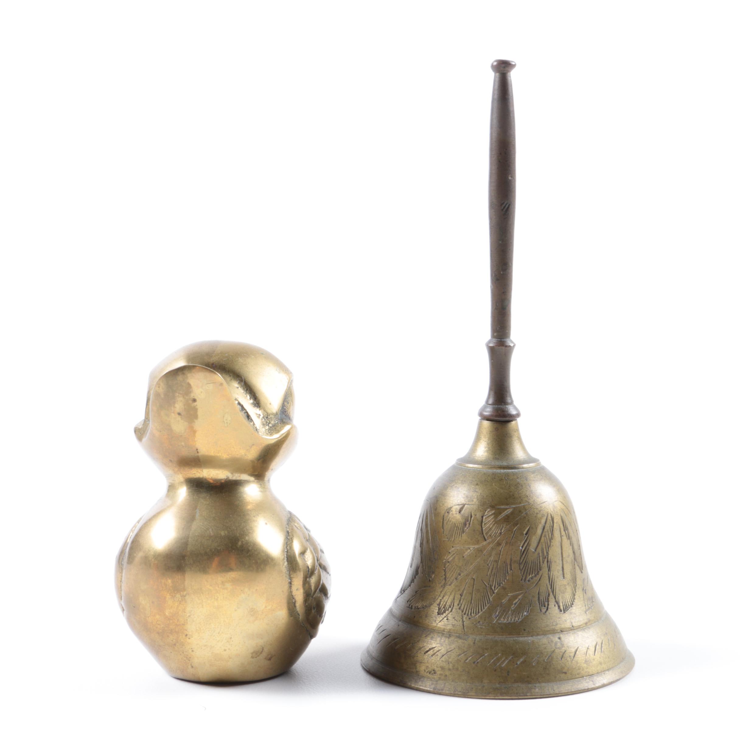 Assortment of Brass Decor