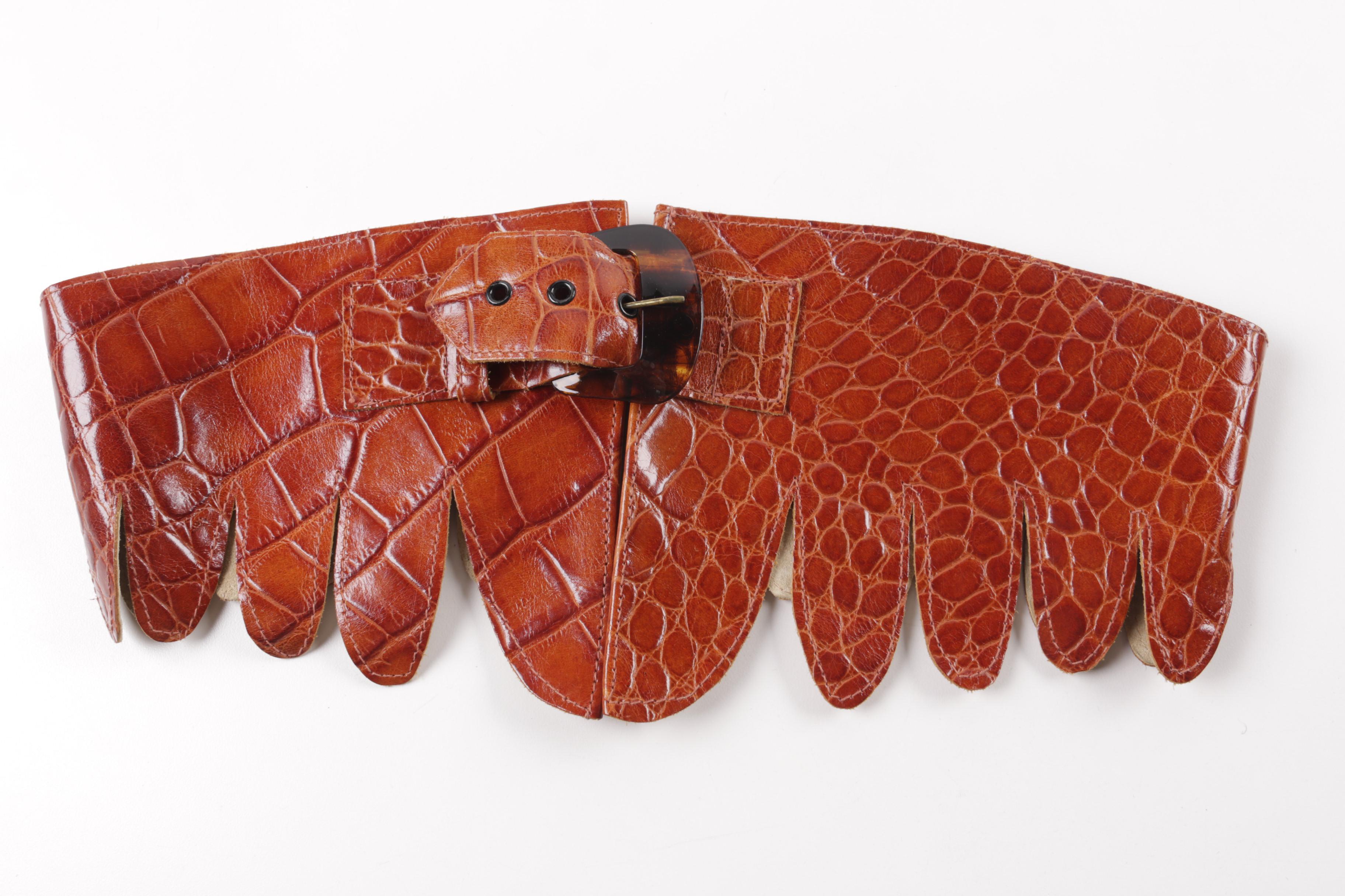 Designer Leather Belts Including Byron Lars of New York