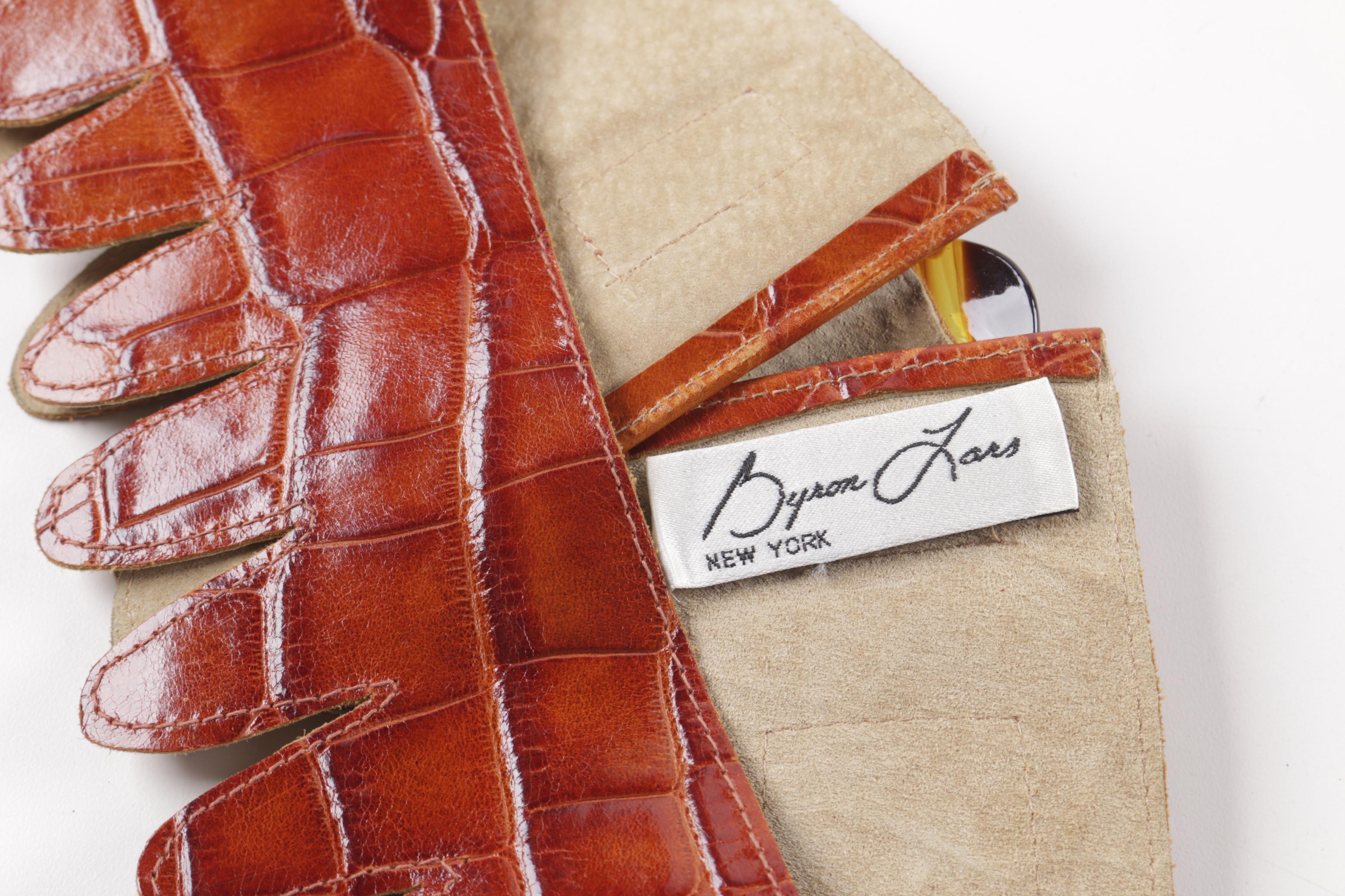 Designer Leather Belts Including Byron Lars of New York