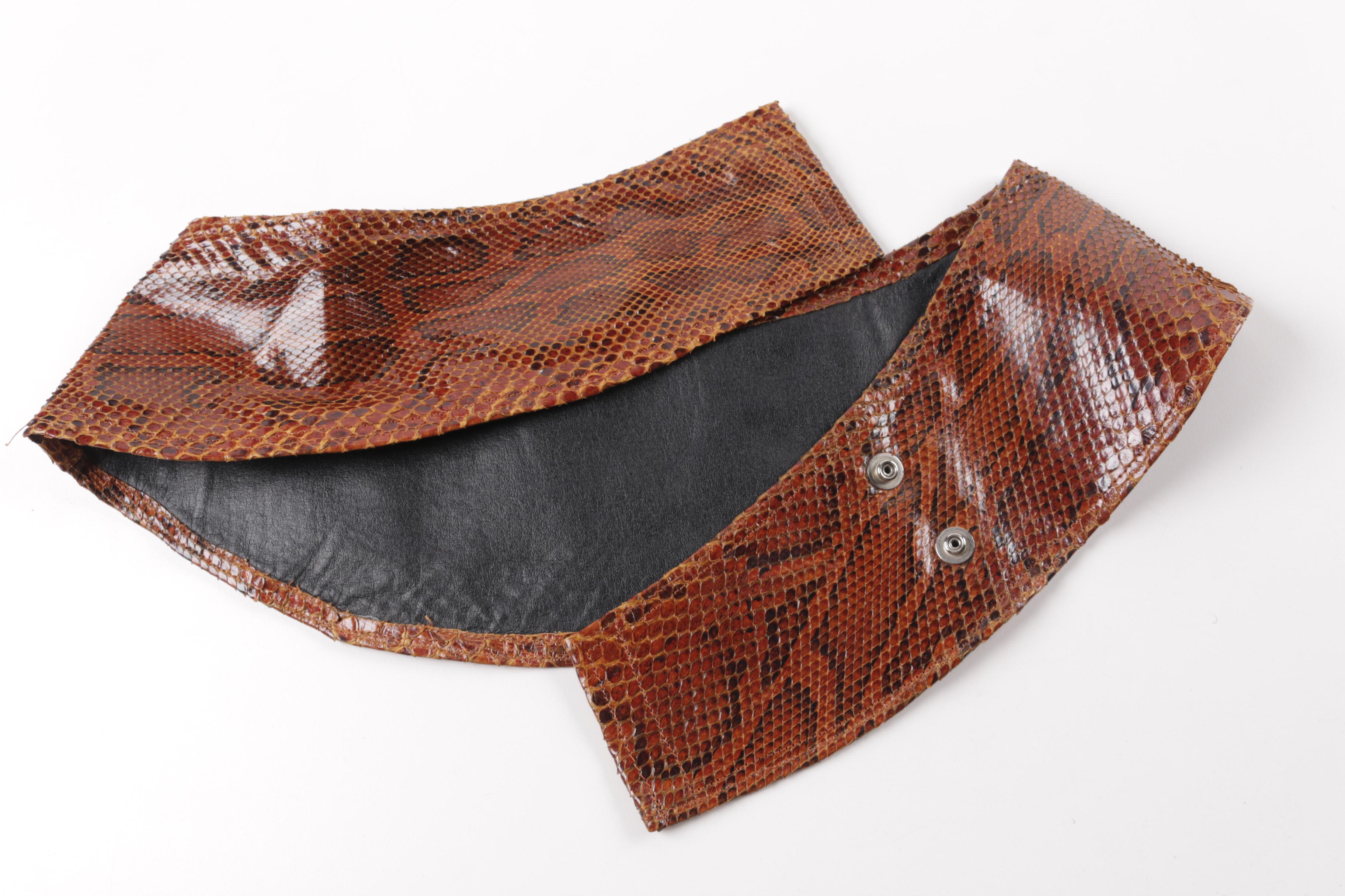 Designer Leather Belts Including Byron Lars of New York