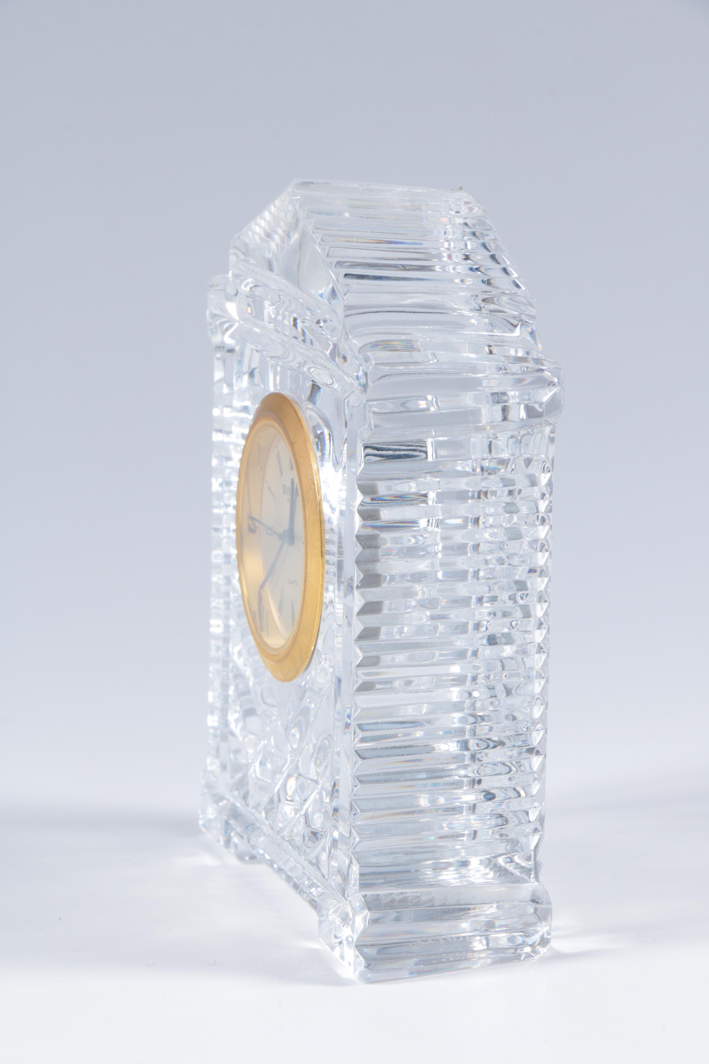 Waterford Crystal "Grecian" Clock