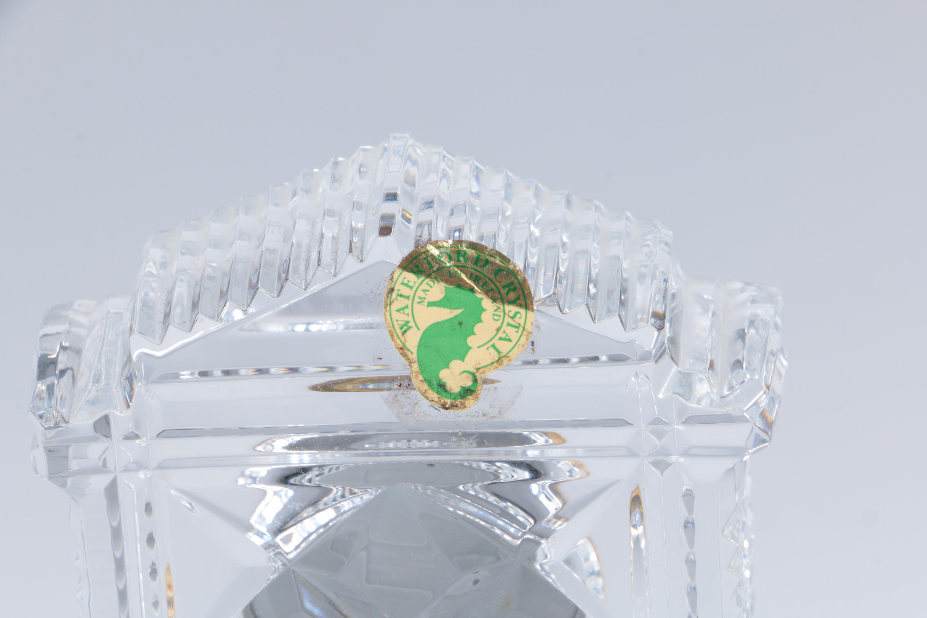 Waterford Crystal "Grecian" Clock