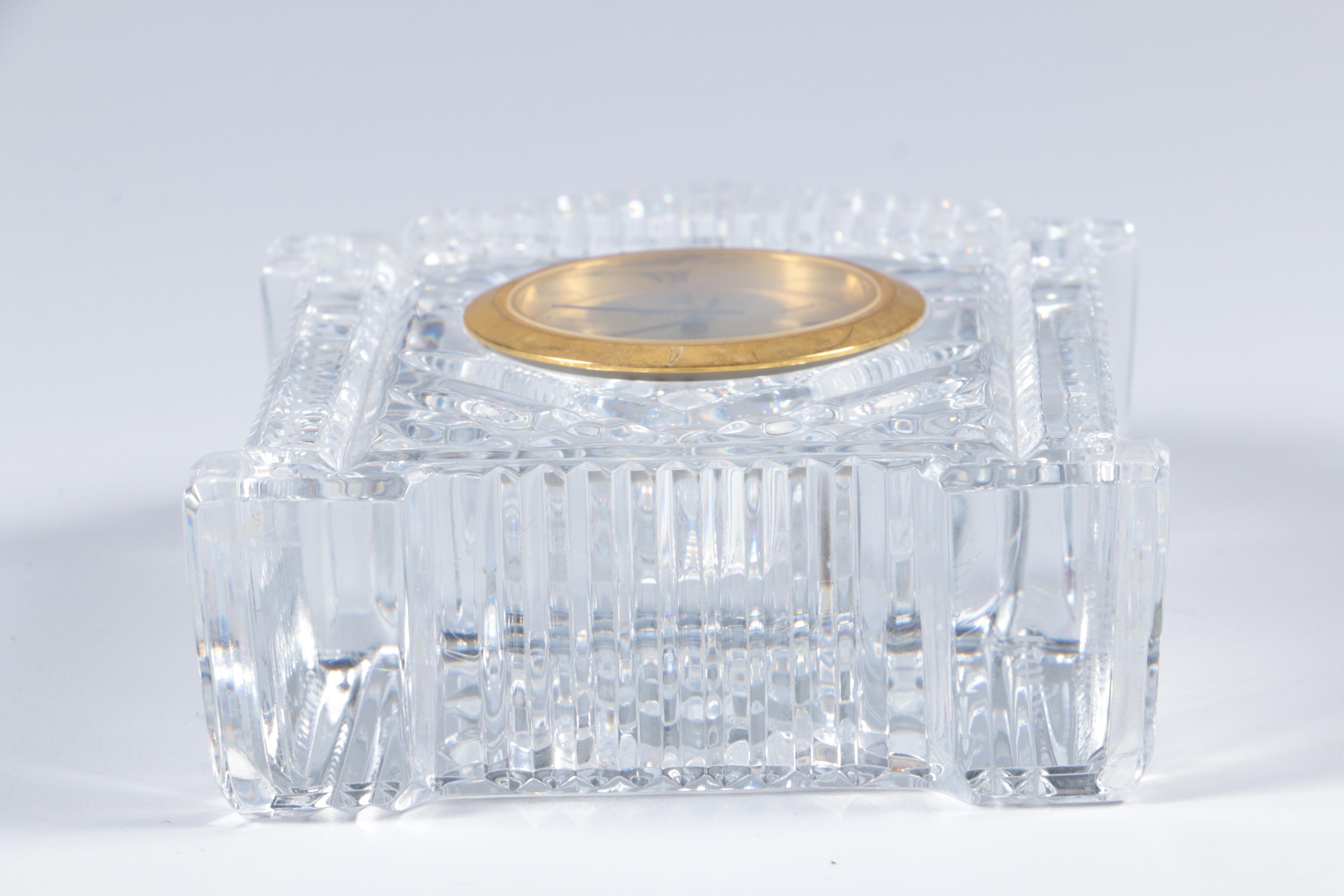 Waterford Crystal "Grecian" Clock