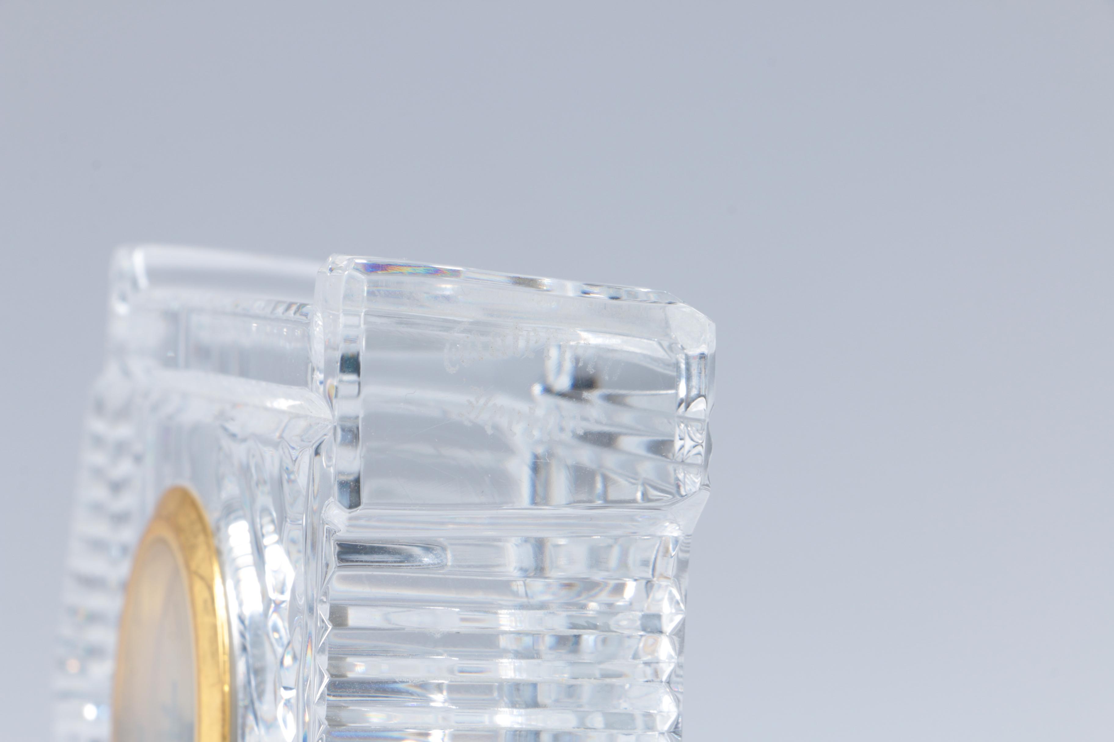 Waterford Crystal "Grecian" Clock