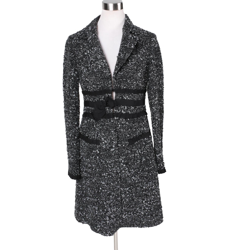 Women's Nanette Lepore Black and White Coat