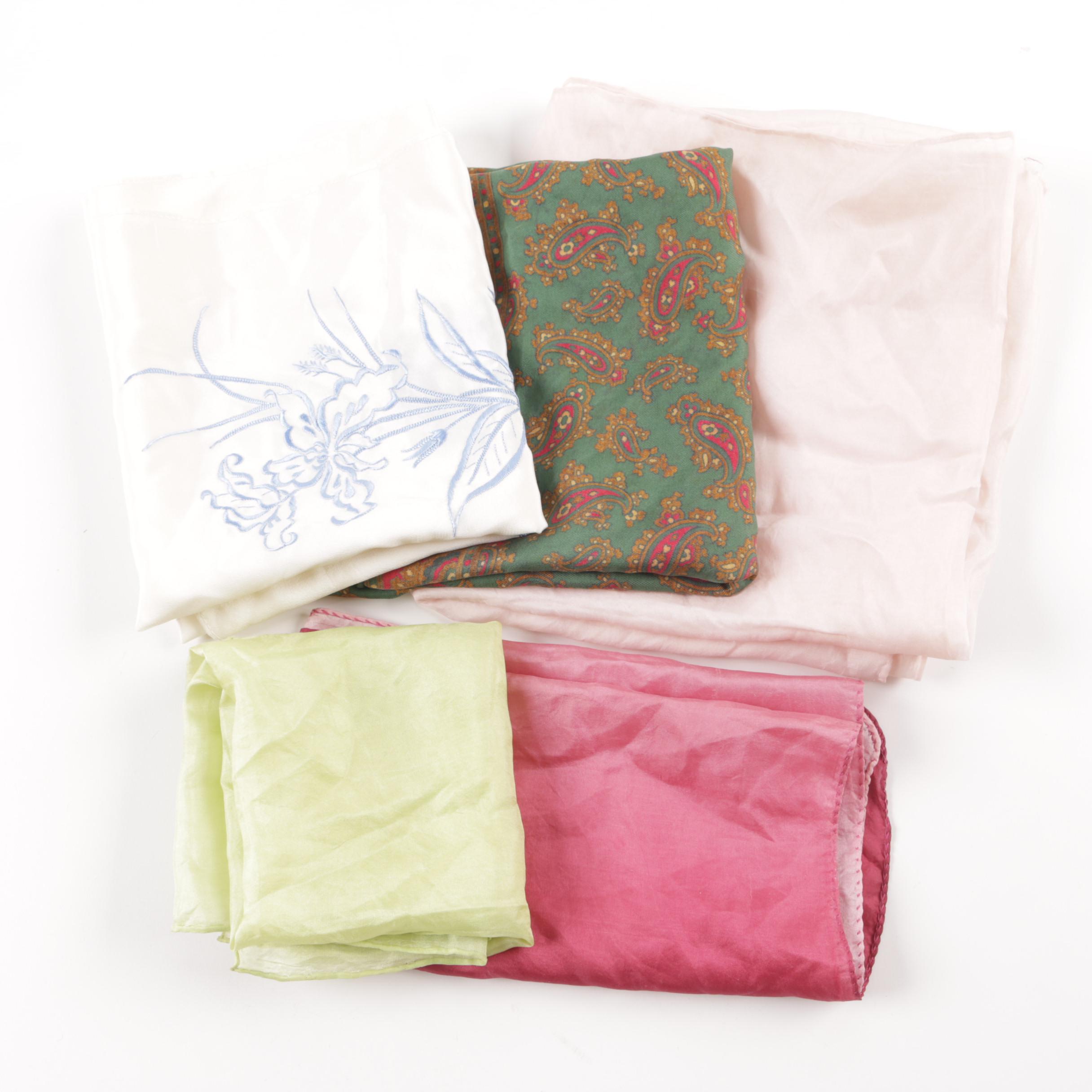 Group of Silk Scarves