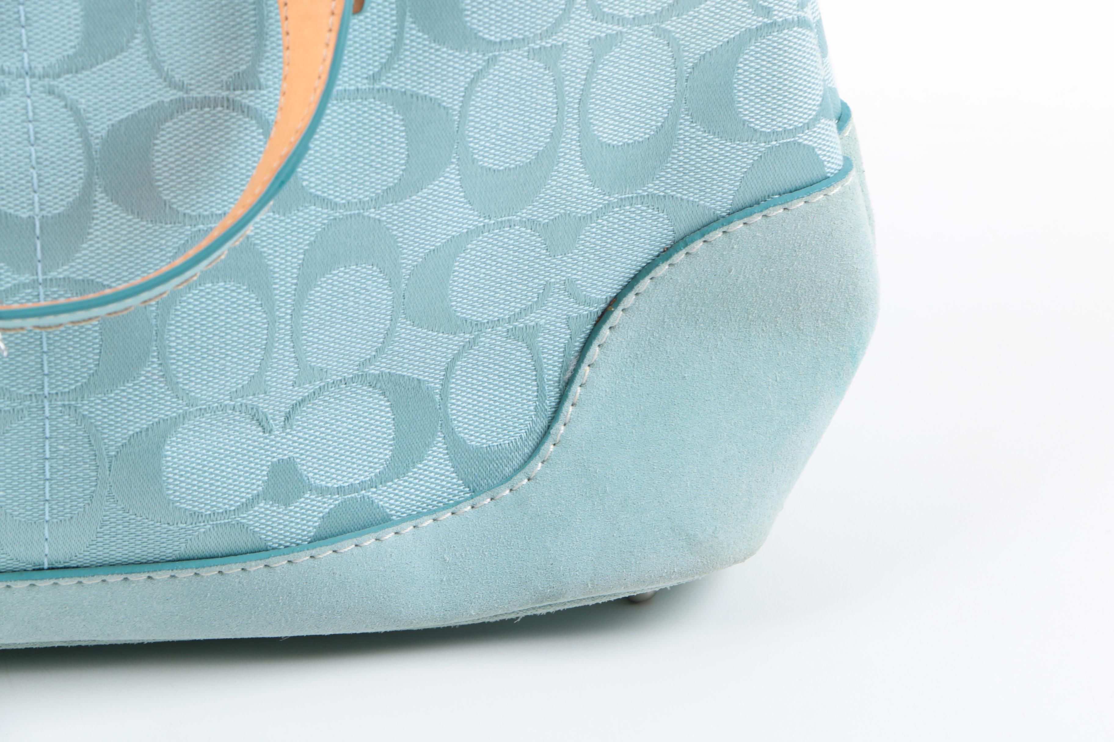 Coach Hampton Signature Carryall Handbag