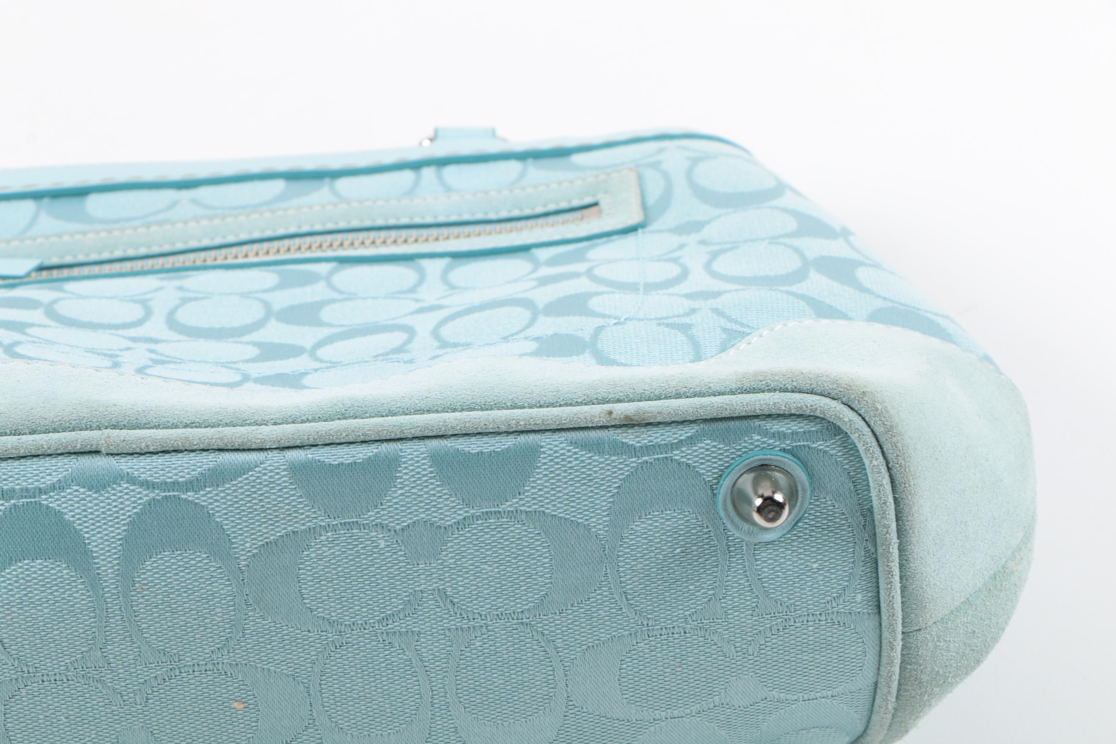 Coach Hampton Signature Carryall Handbag