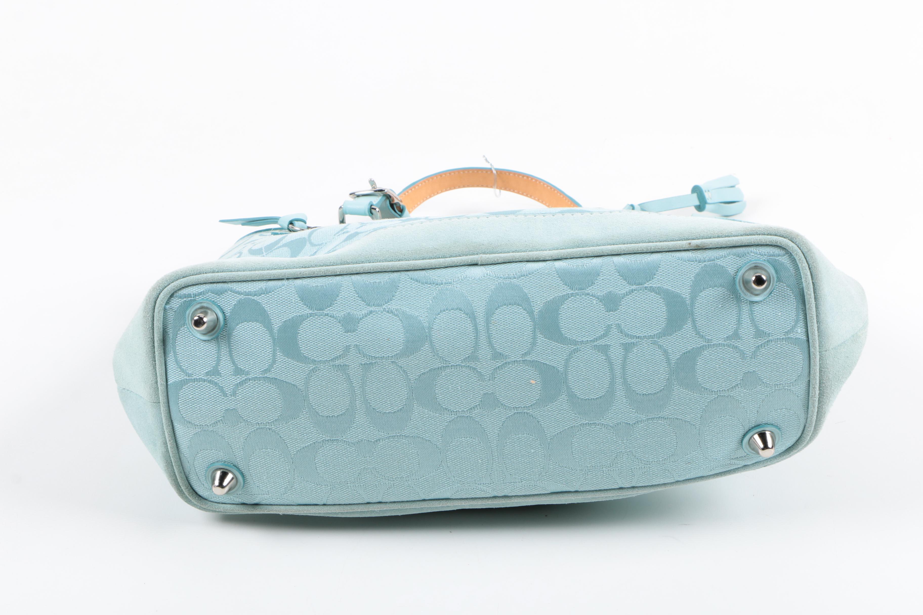 Coach Hampton Signature Carryall Handbag