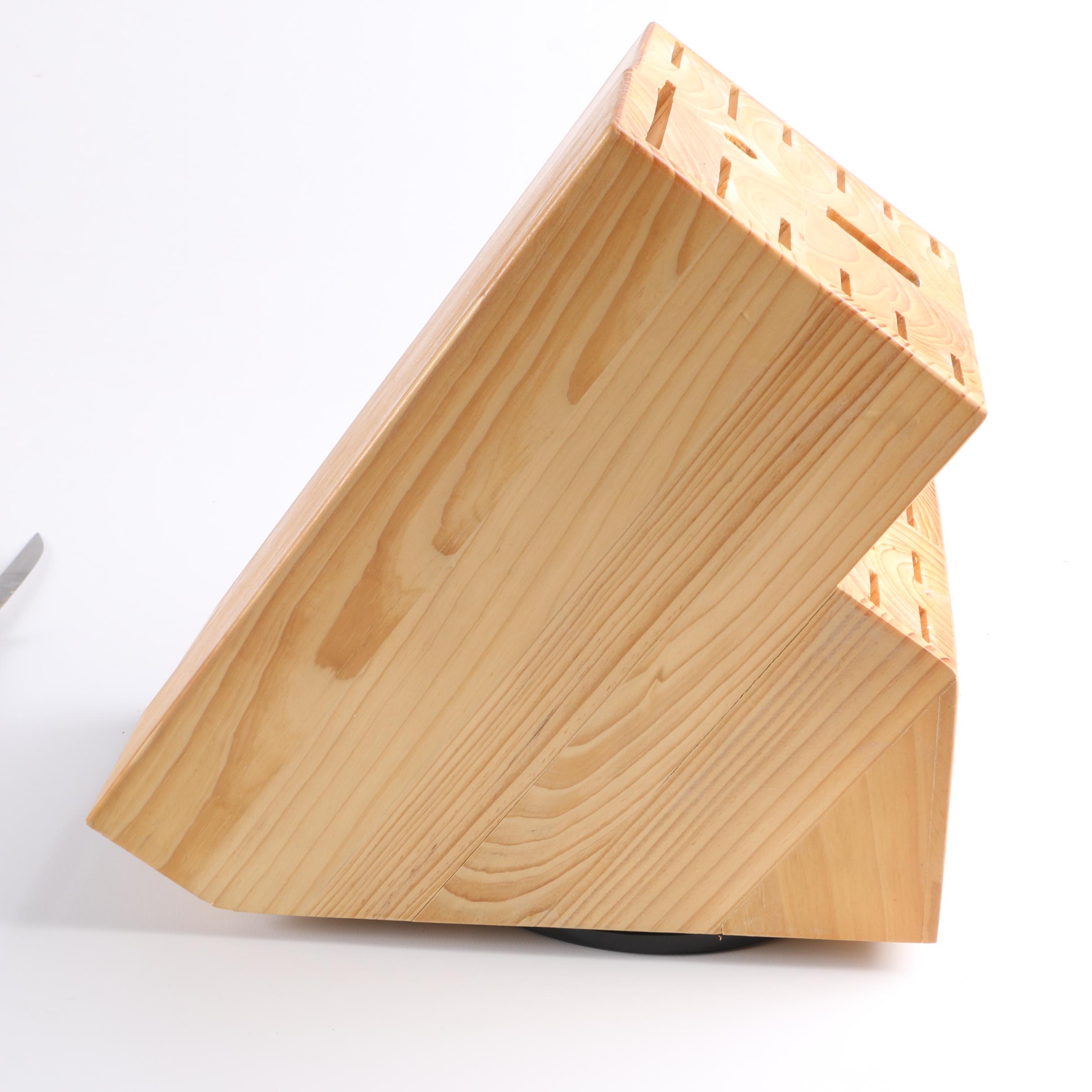 Basic Essentials Knives and Knife Block