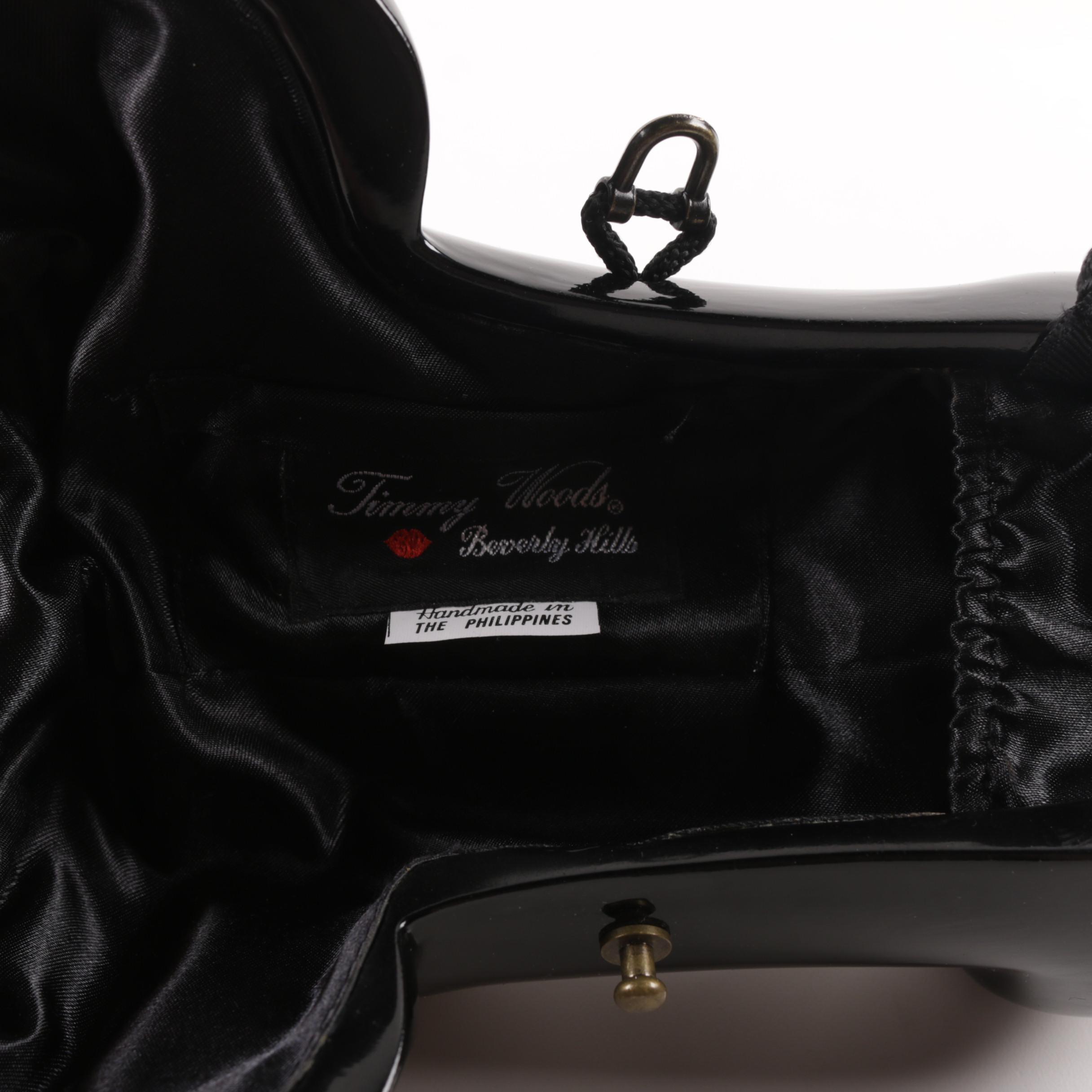 Timmy Woods Wooden Dachshund Crossbody Bag