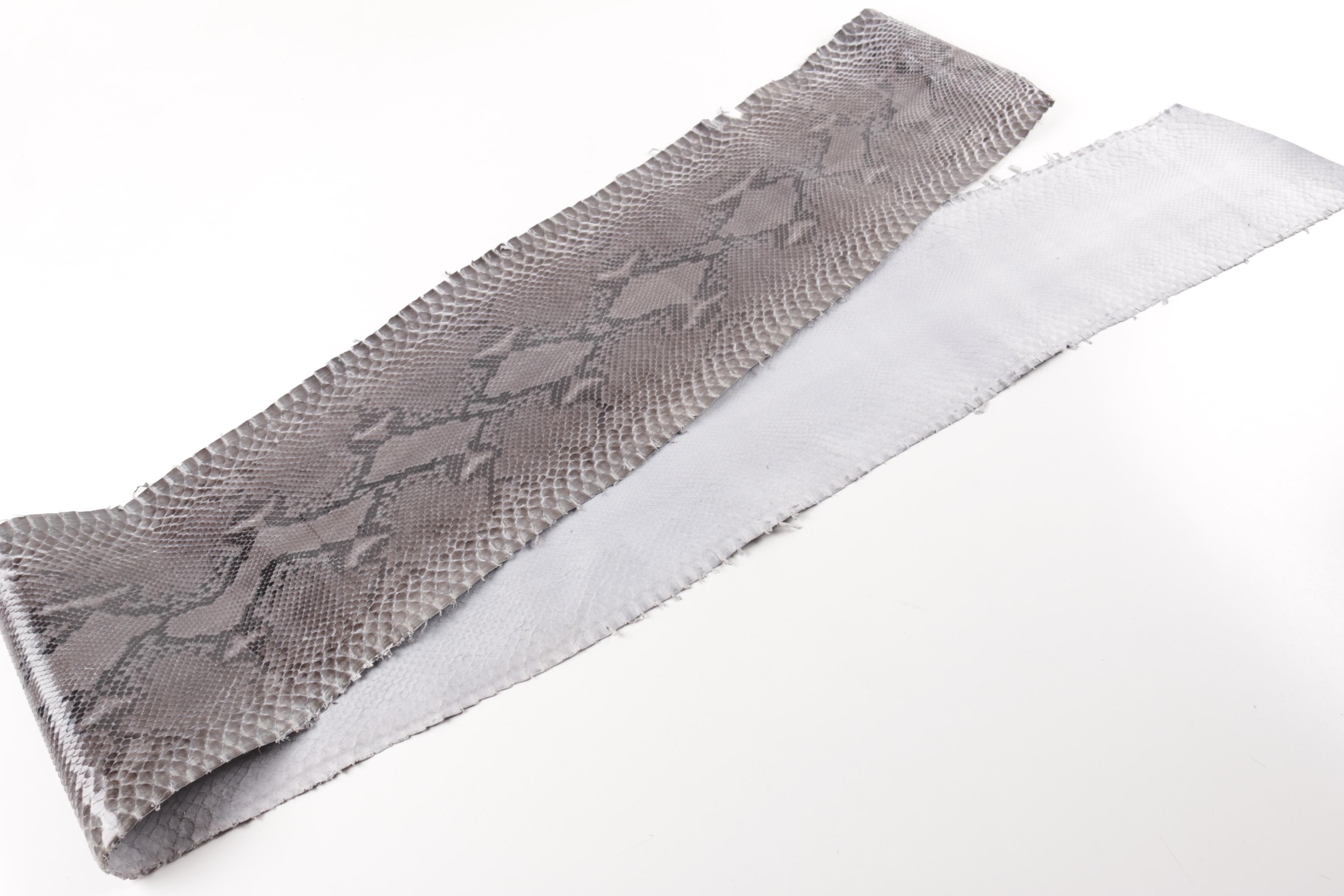 Grey Python Snakeskin Hide