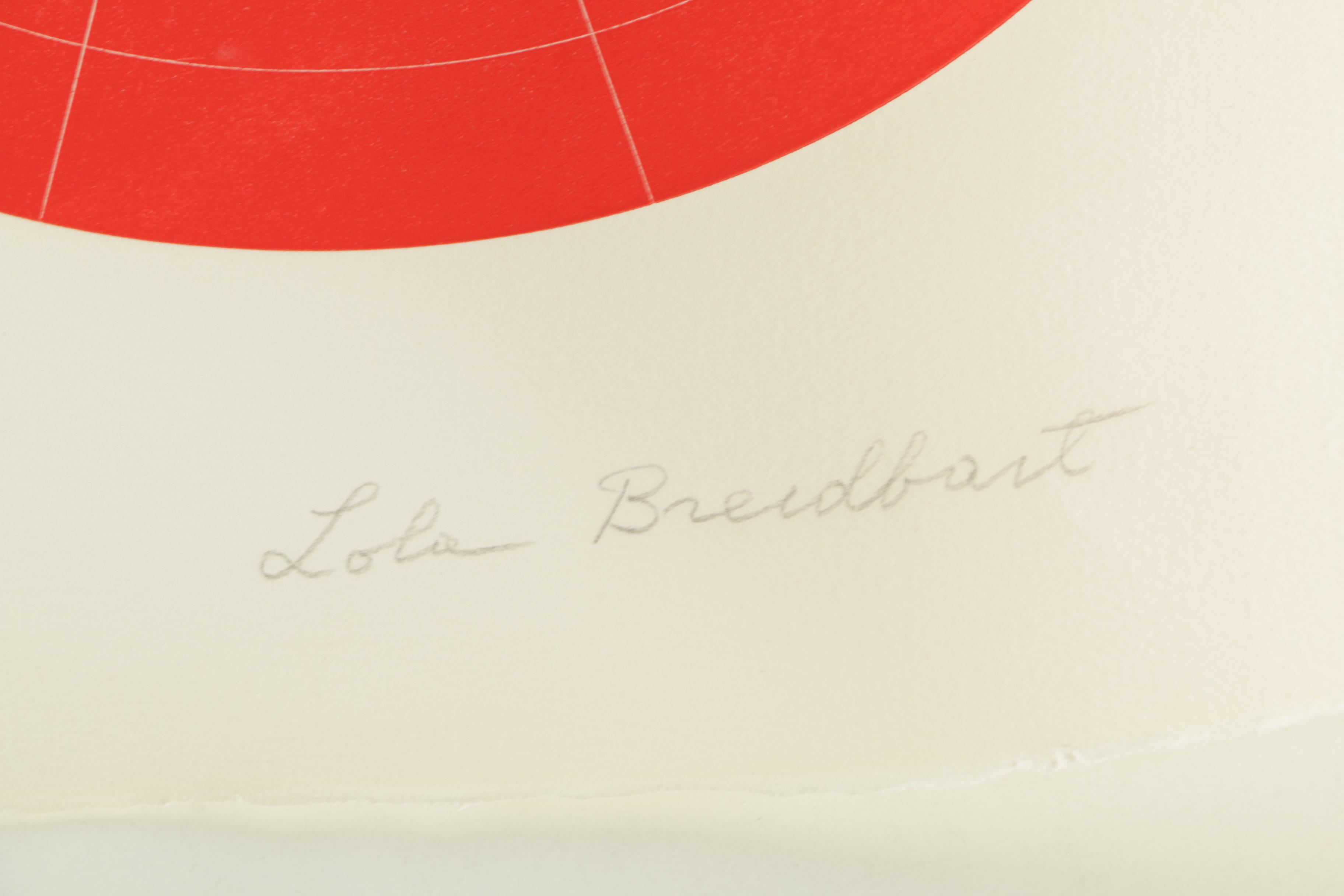 Lola Breidbart Limited Edition Etchings "Three Circles" and "Equilibrium"