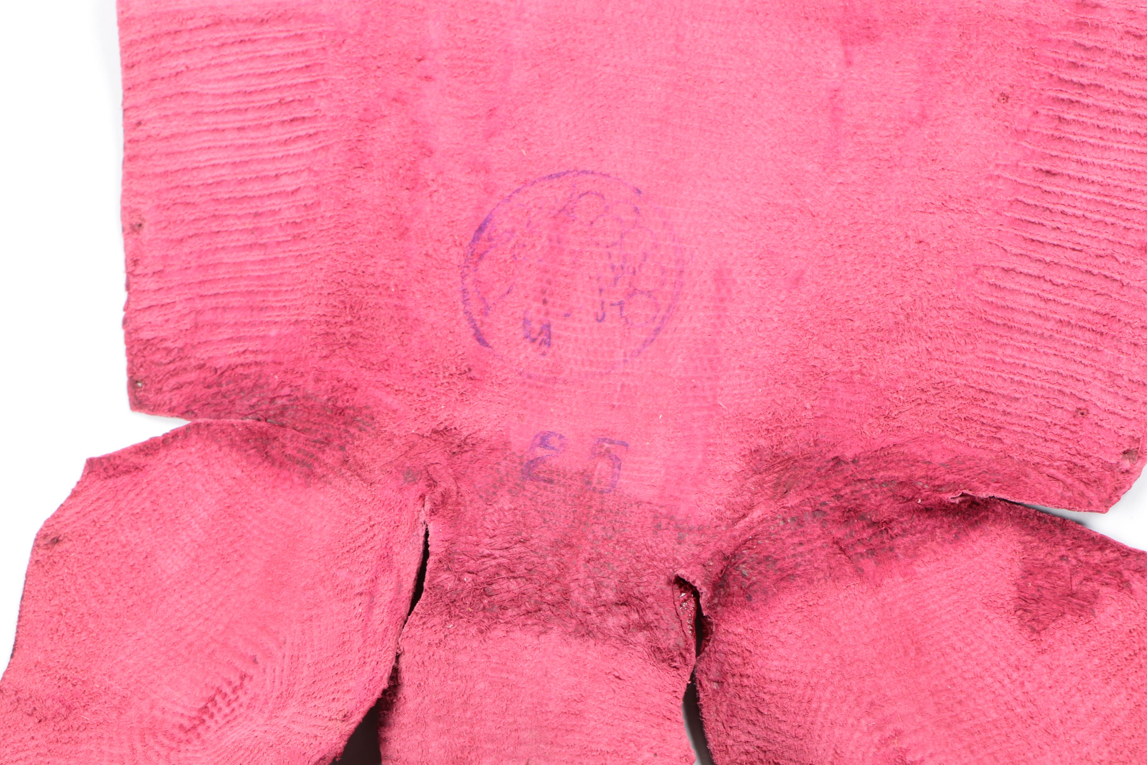 Red Lizard Skin Hide