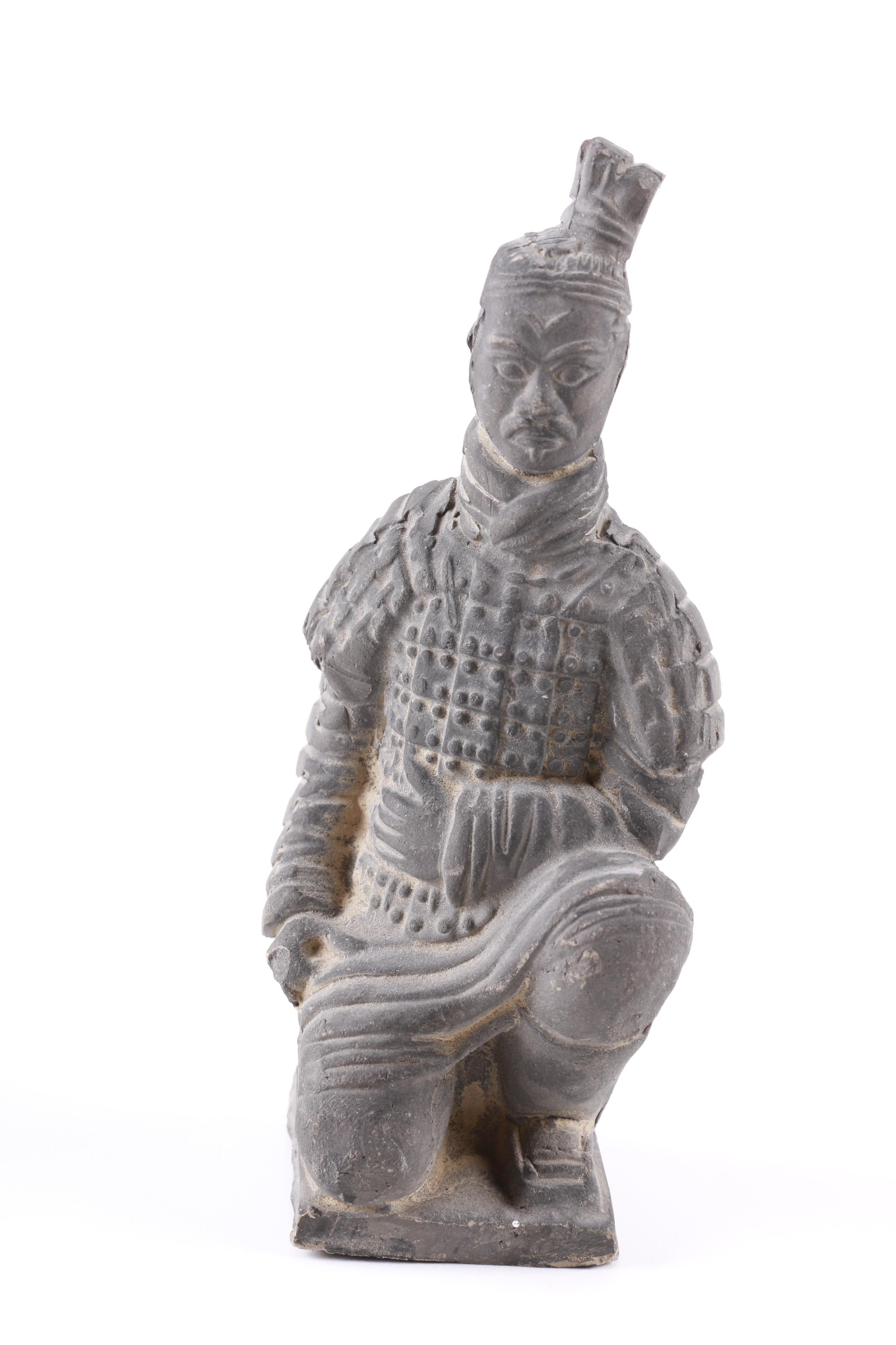 Ceramic Asian Terracotta Army Soldier Figurines