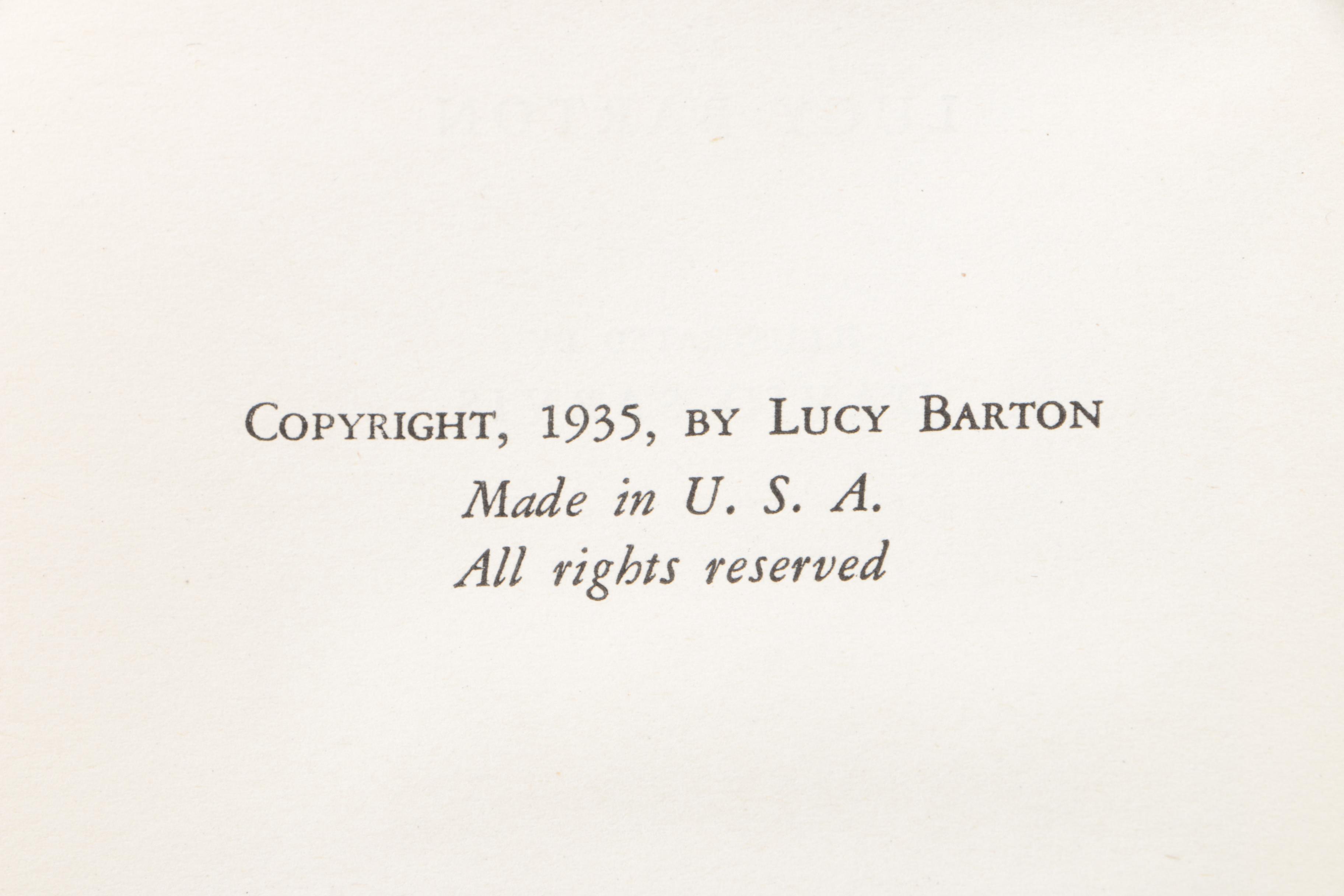 1935 "Historic Costume for the Stage" by Lucy Barton