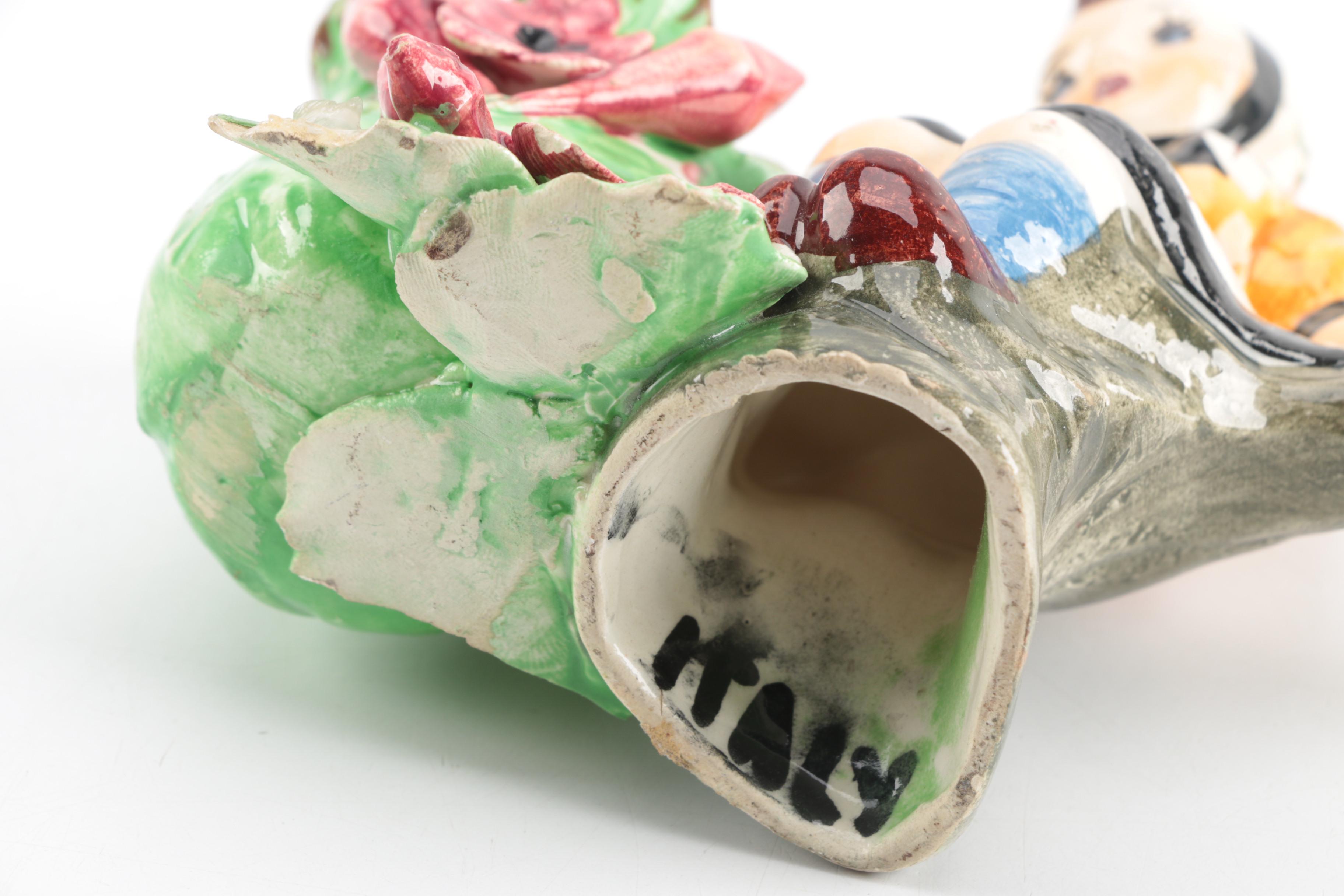 Rosenthal Netter Bookends, Figural Ash Receiver and Figurine