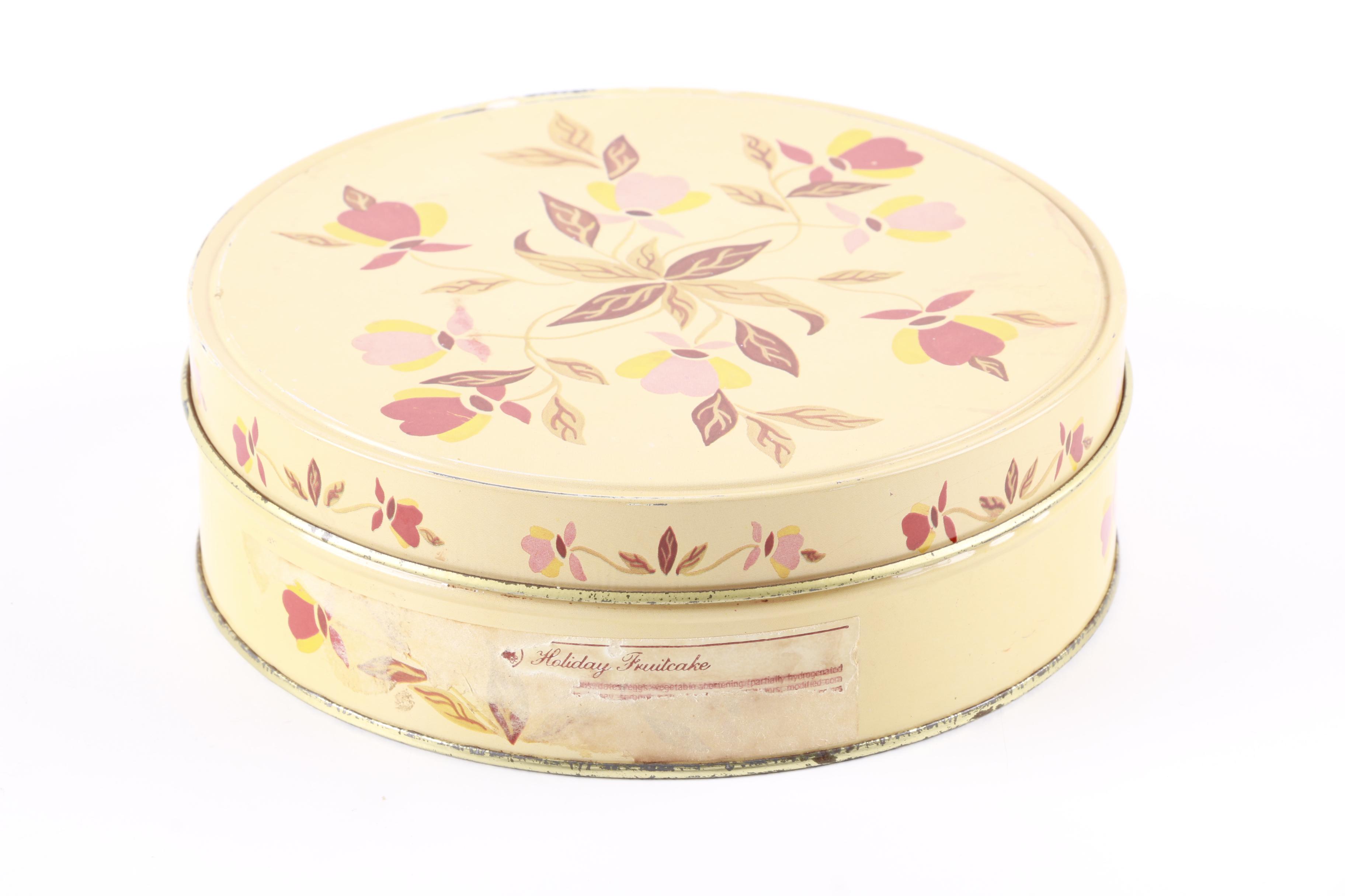 Hall's "Autumn Leaf" Vintage Cookie and Cake Tins