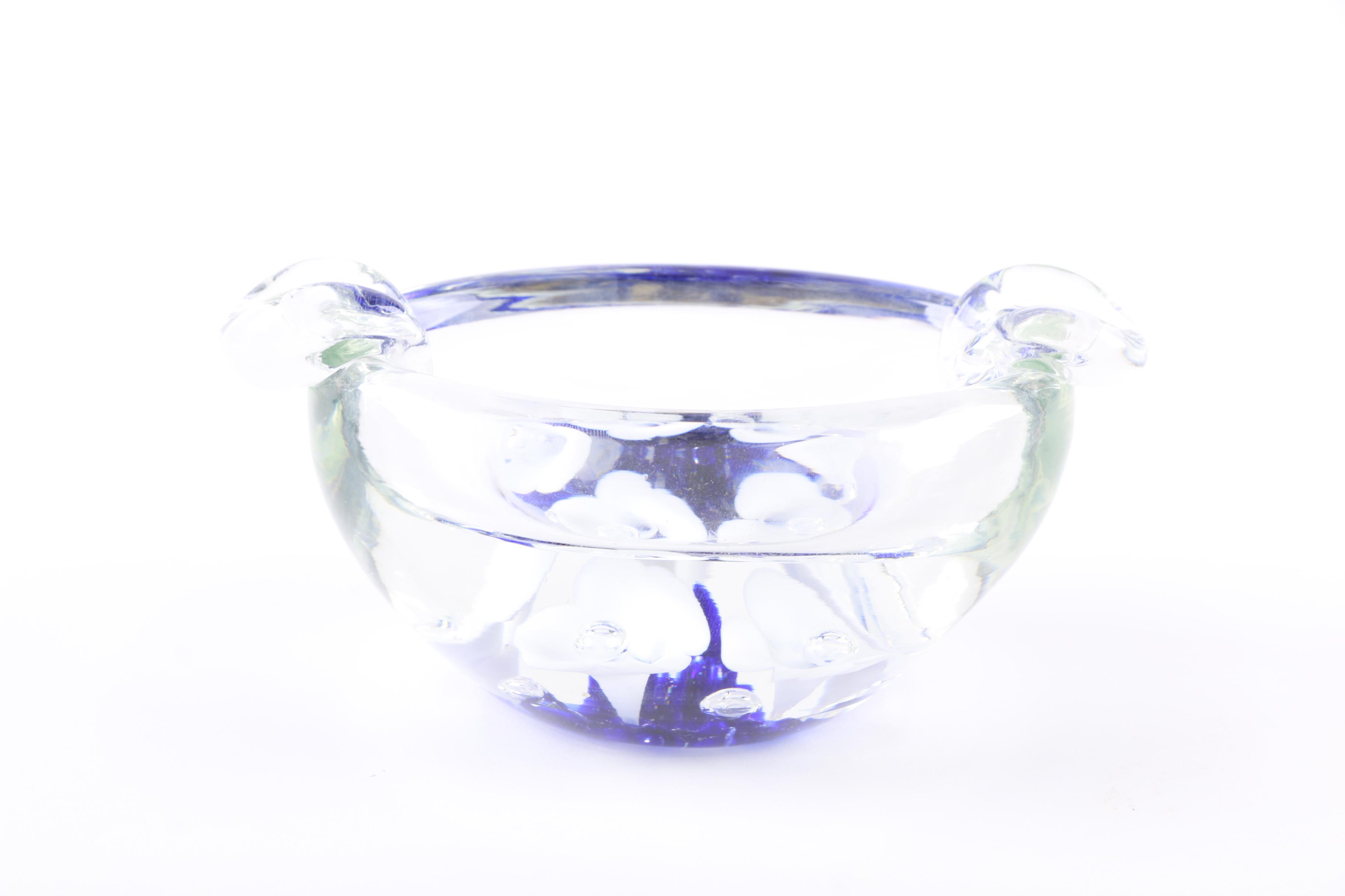 Set of St. Clair Art Glass Ash Receivers