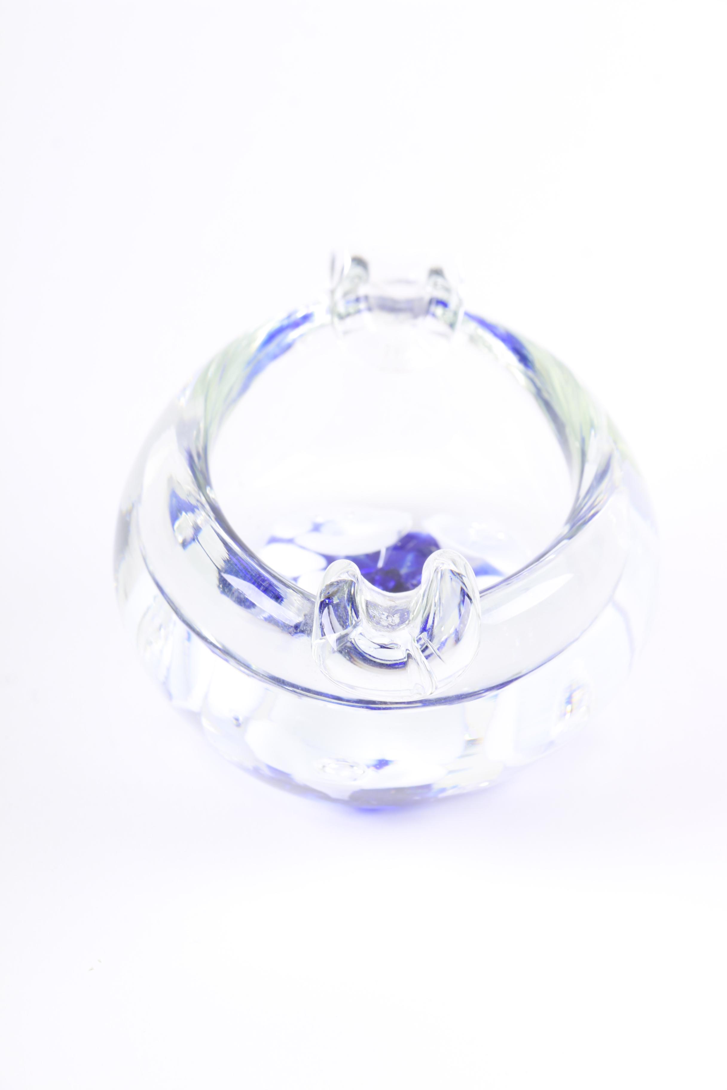 Set of St. Clair Art Glass Ash Receivers