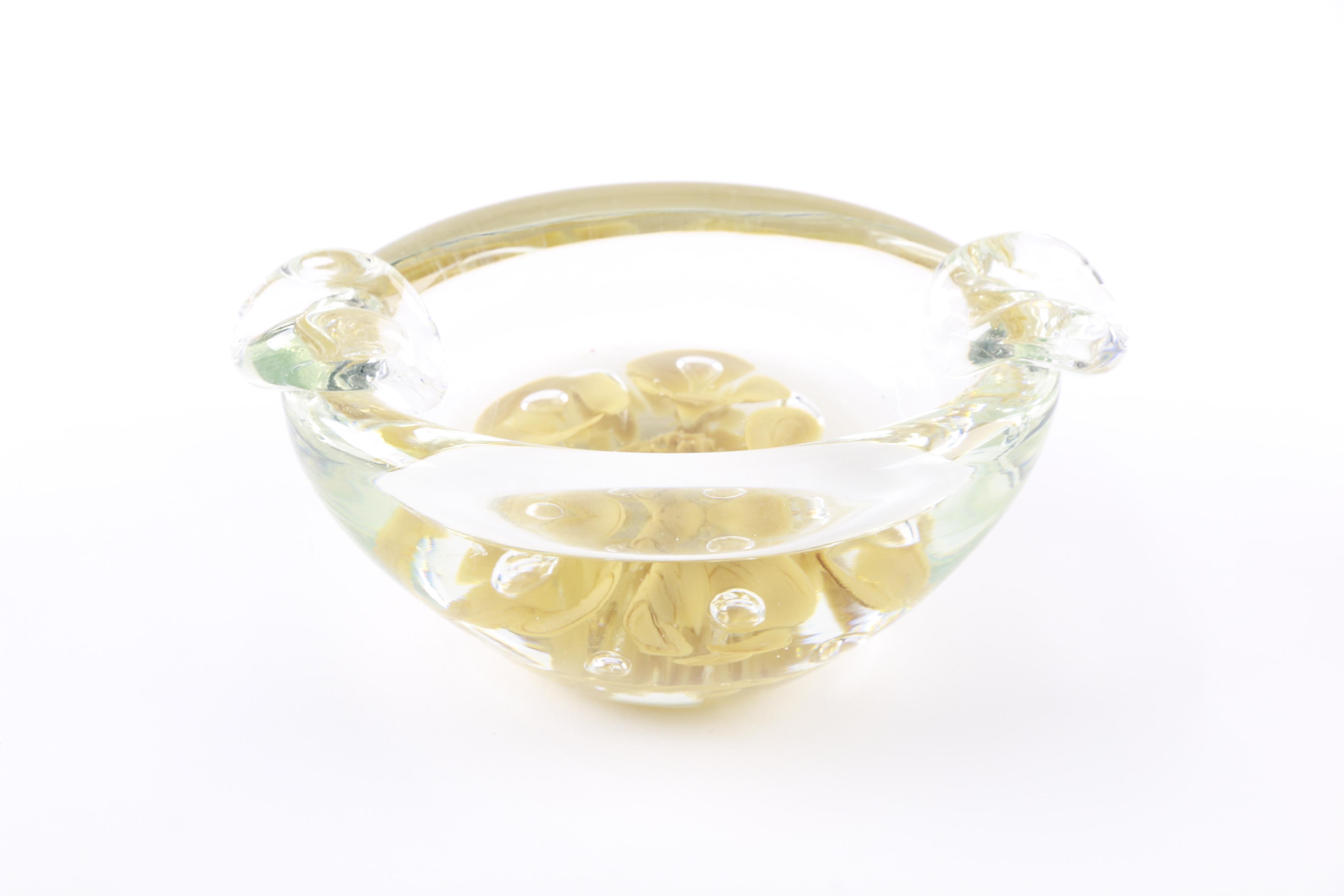 Set of St. Clair Art Glass Ash Receivers