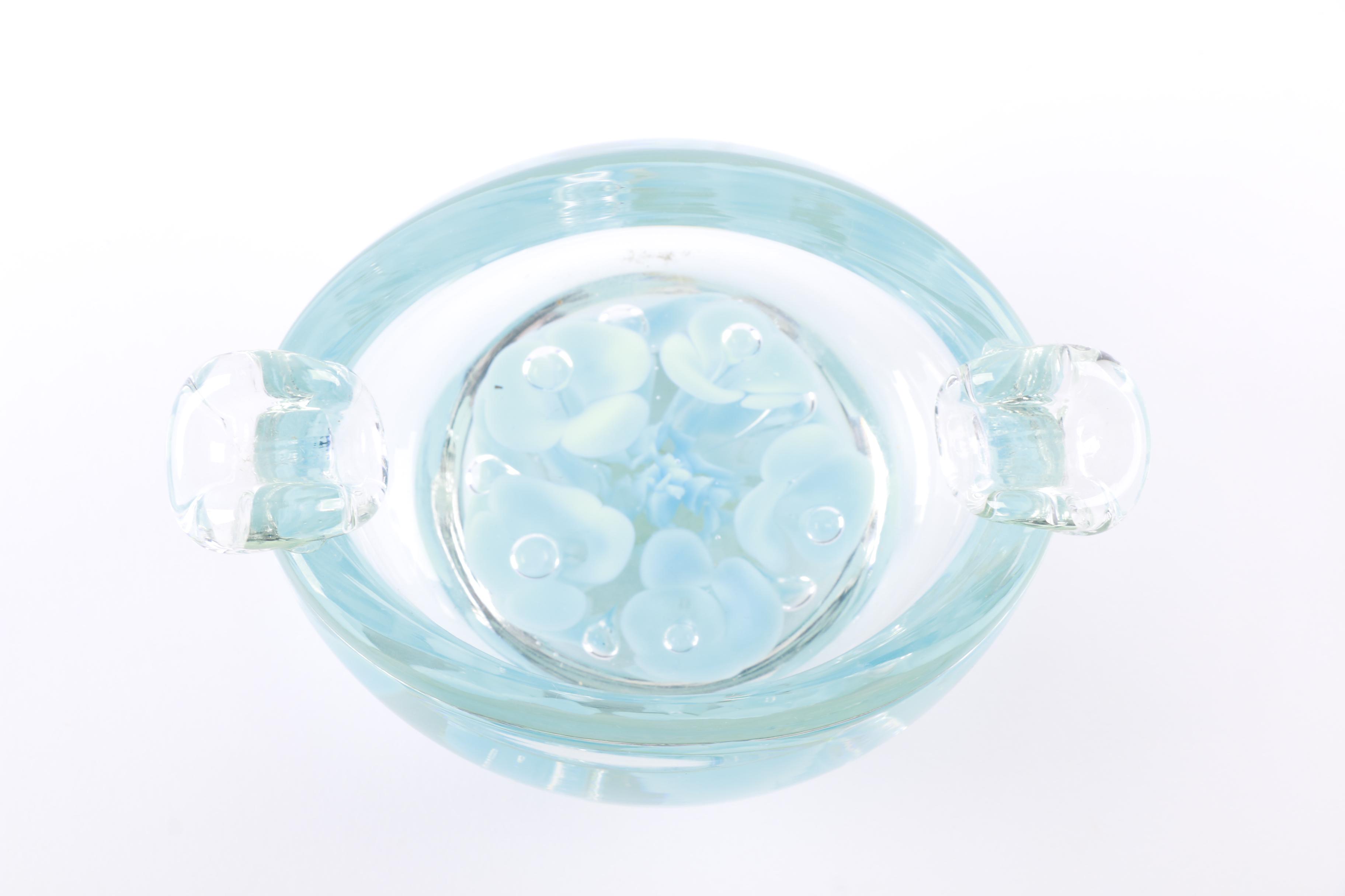 Set of St. Clair Art Glass Ash Receivers