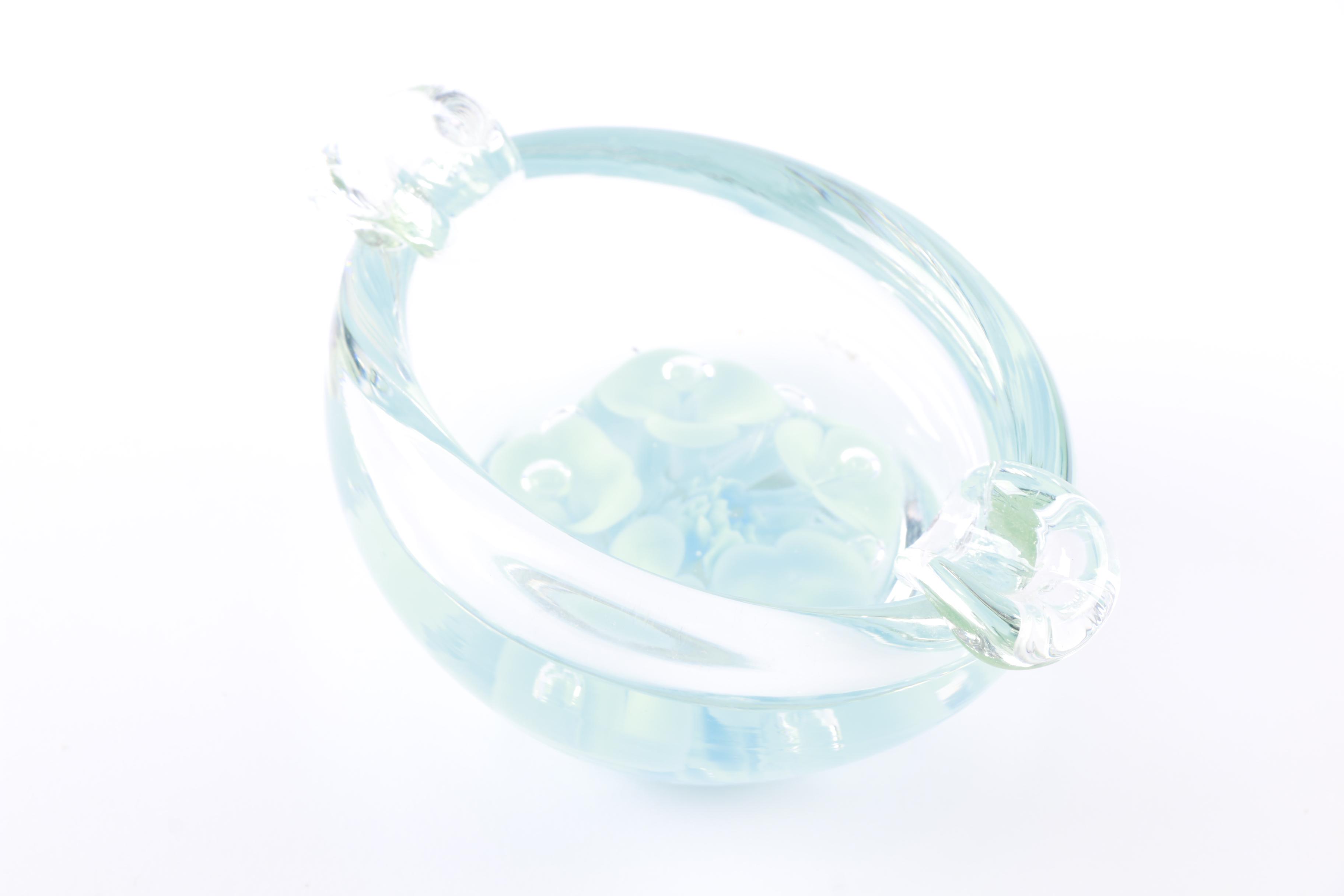 Set of St. Clair Art Glass Ash Receivers