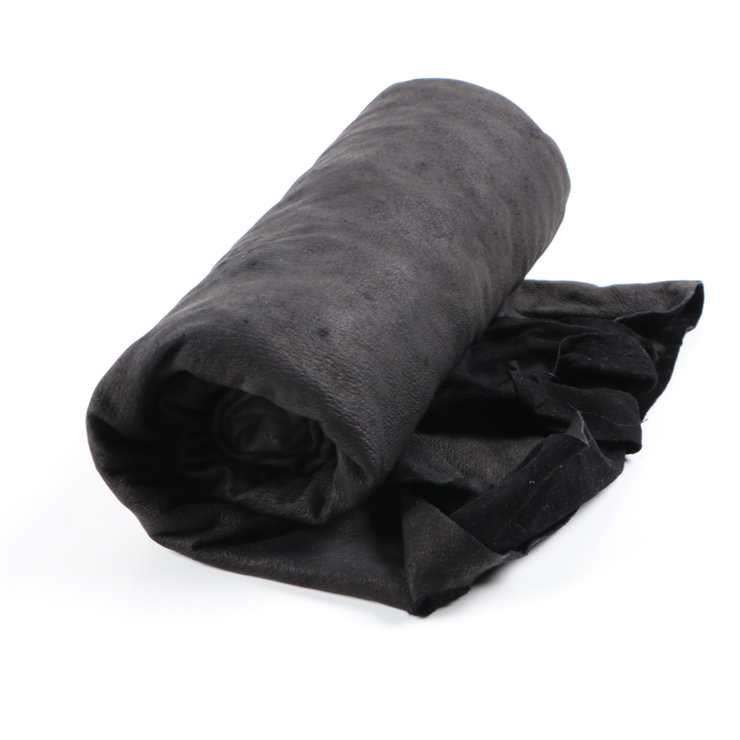 Black Leather Hides