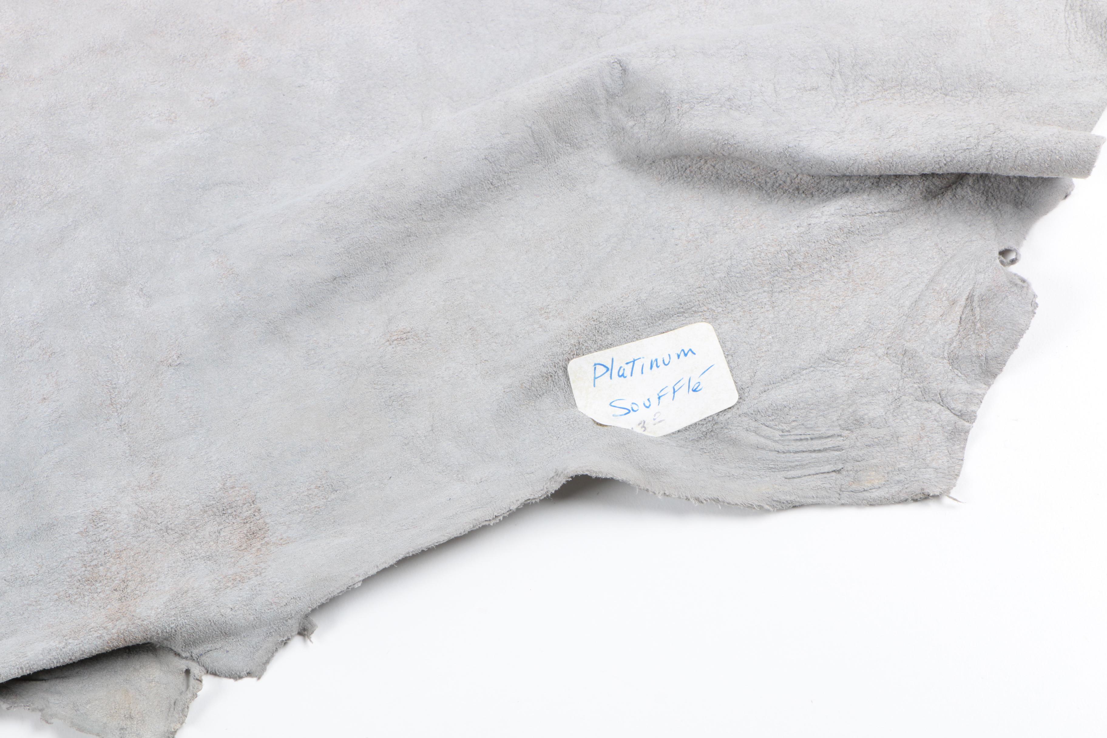 Purple and Gray Leather Hides