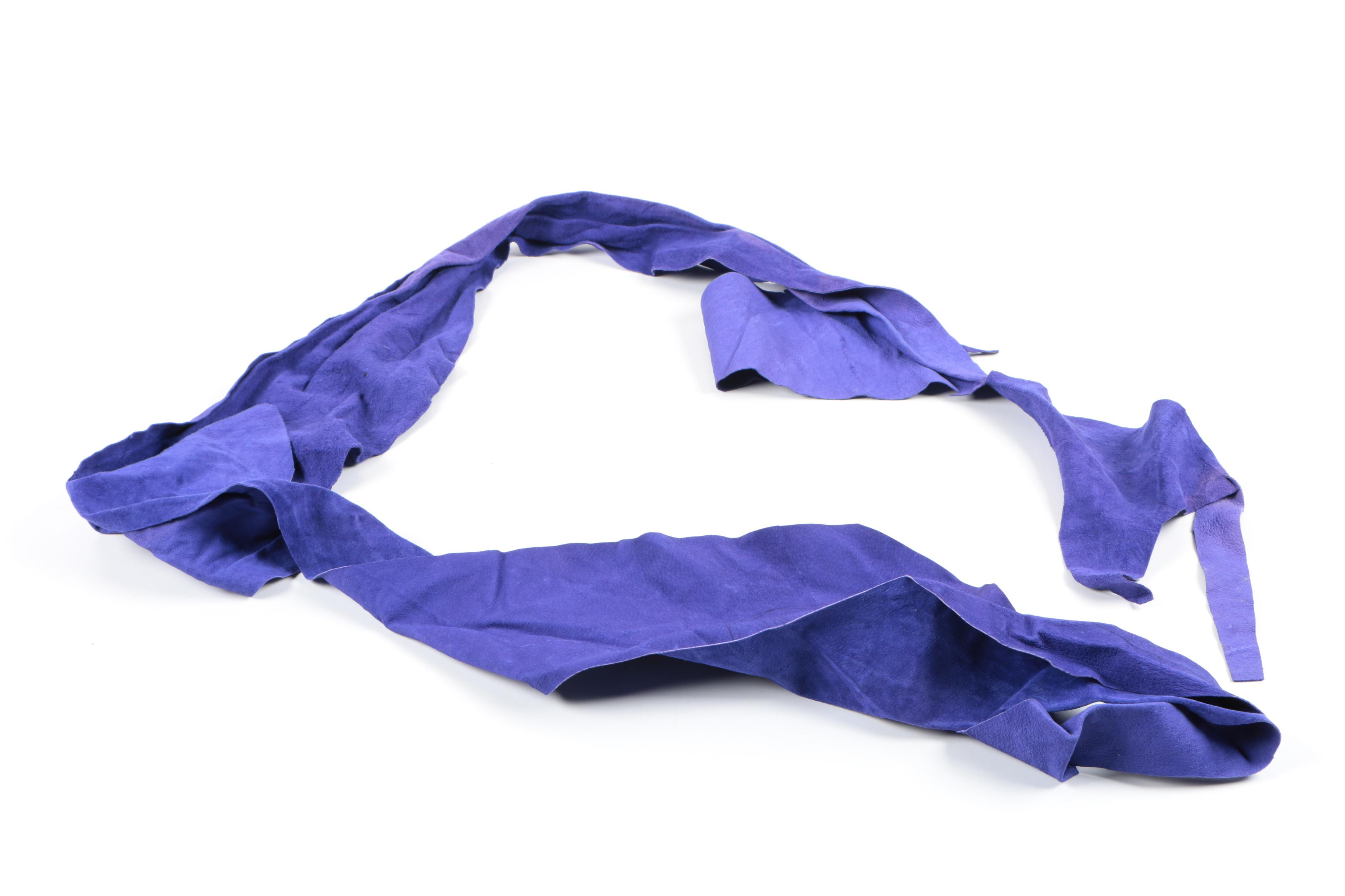 Purple and Gray Leather Hides