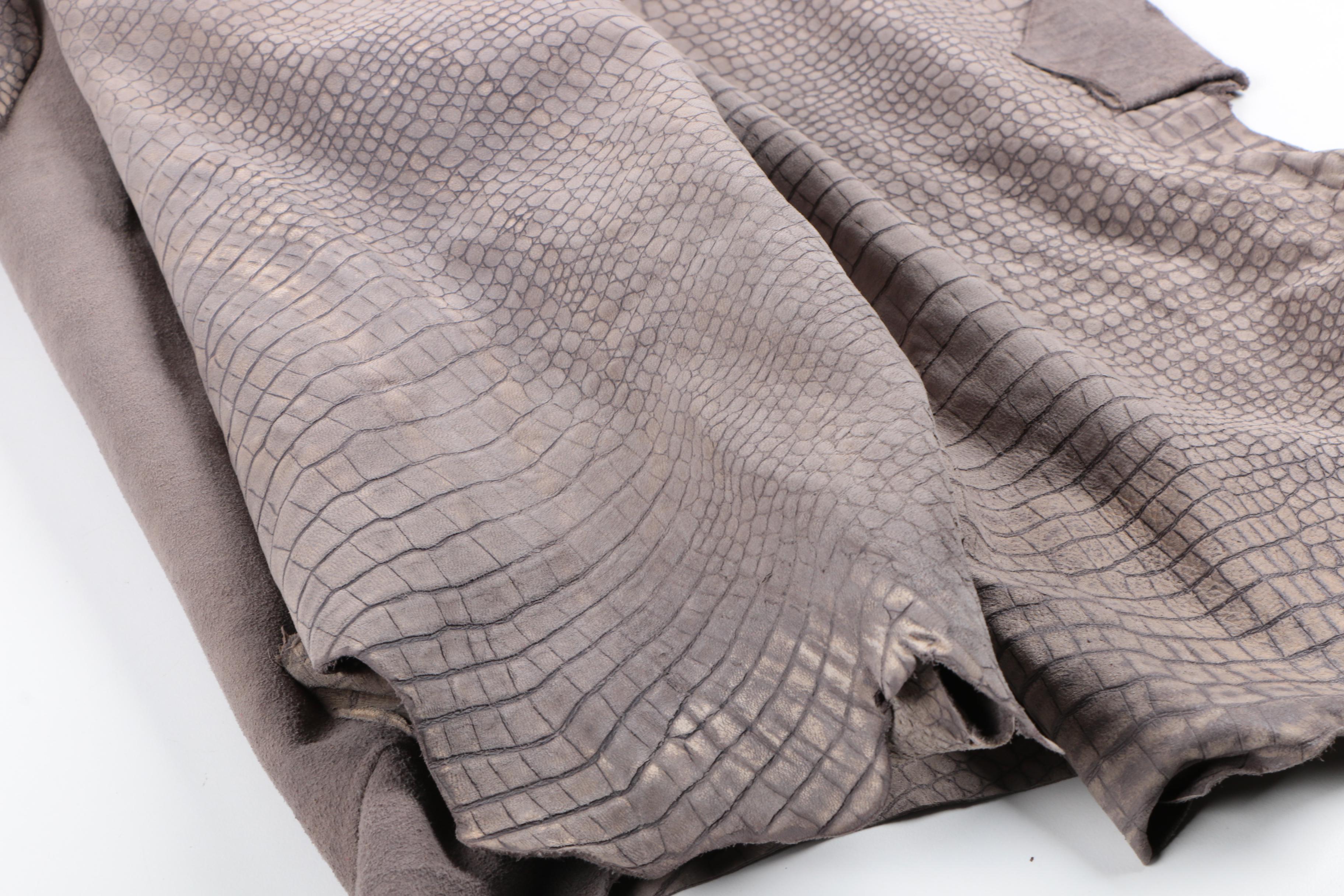 Embossed Leather Hides