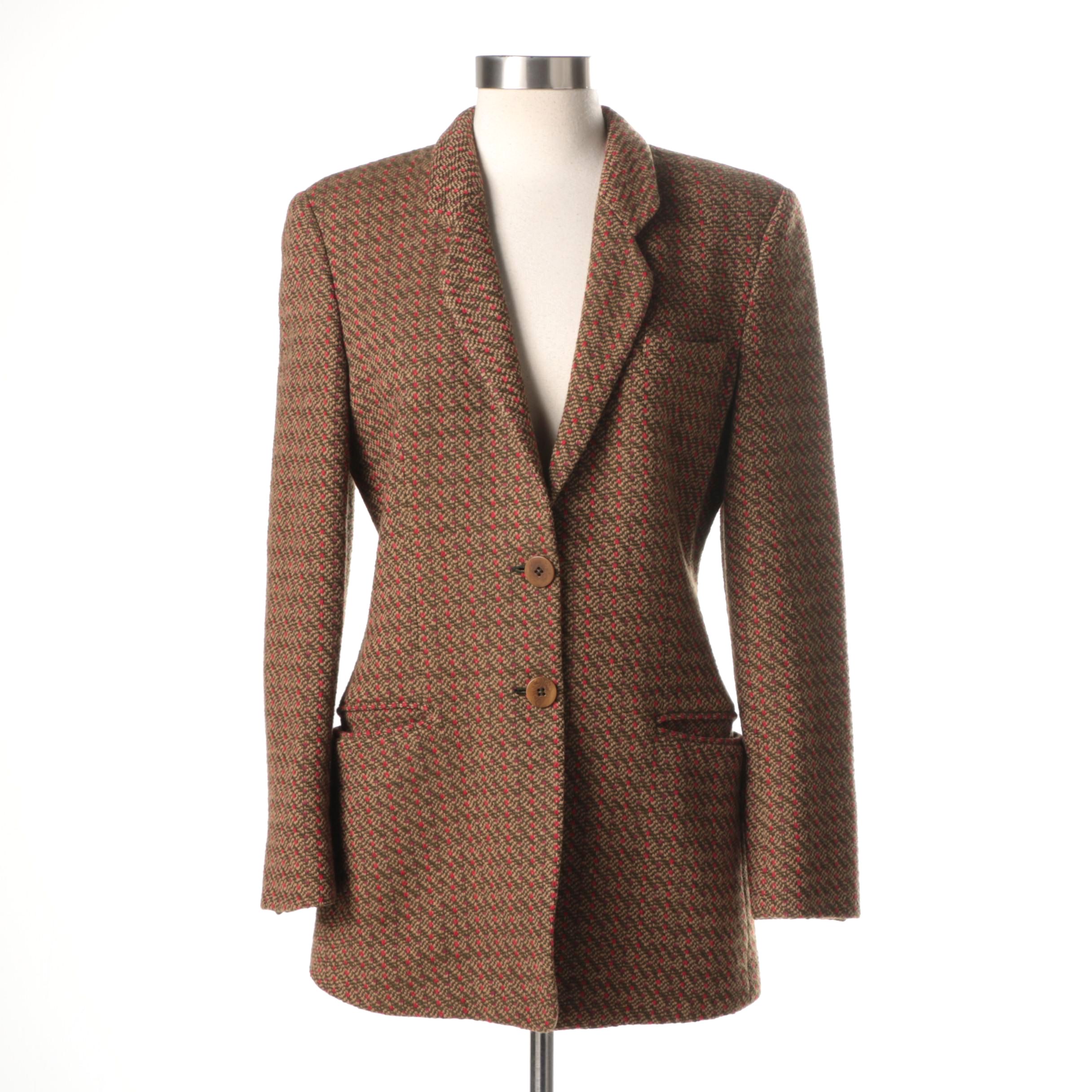 Women's Giorgio Armani Le Collezioni Tweed Blazer
