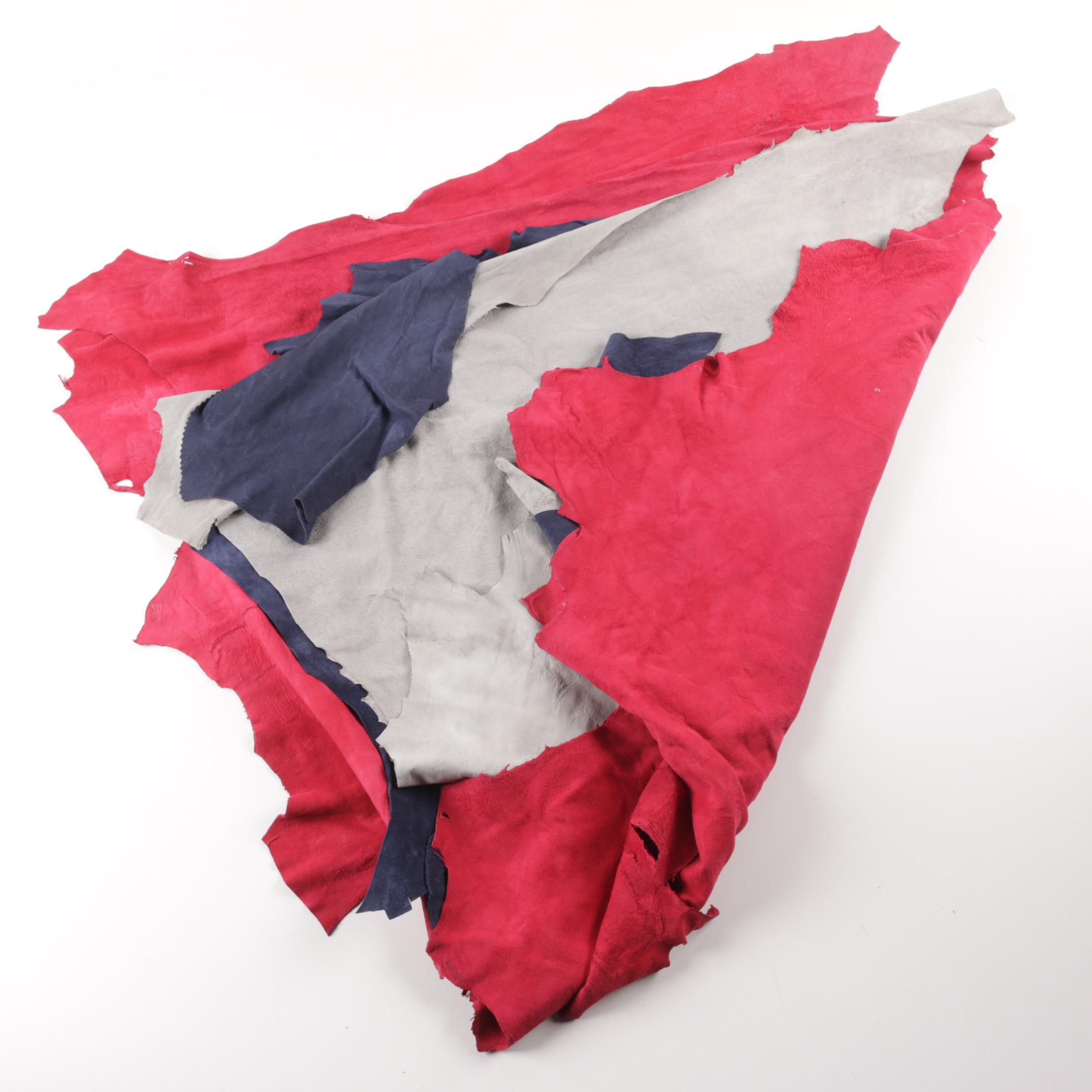 Sueded Leather Hides