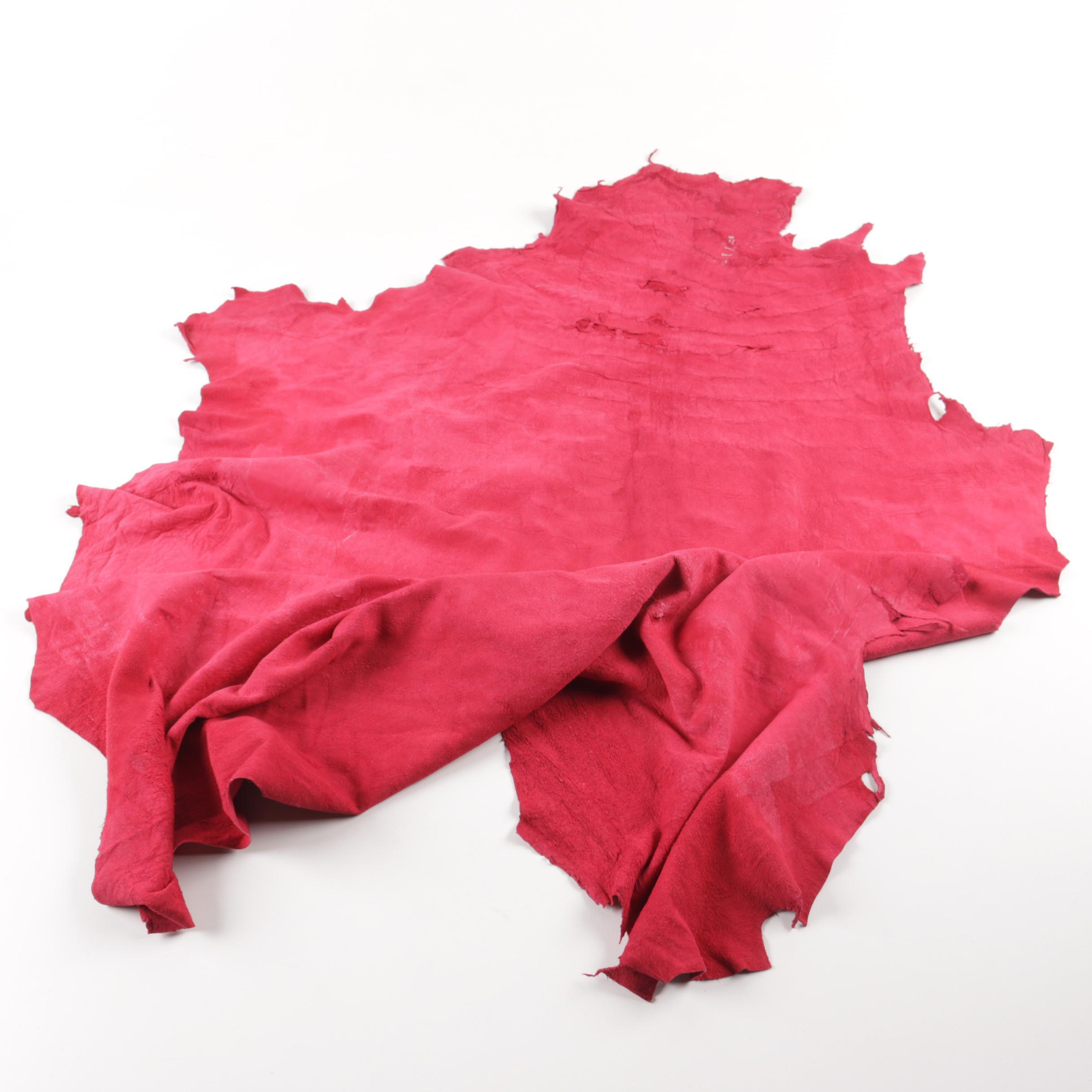 Sueded Leather Hides