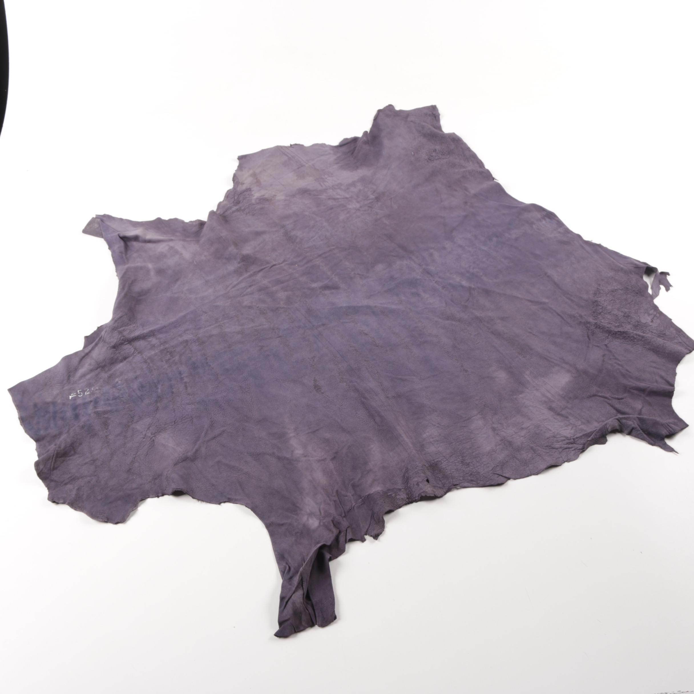 Charcoal Gray Leather Hides