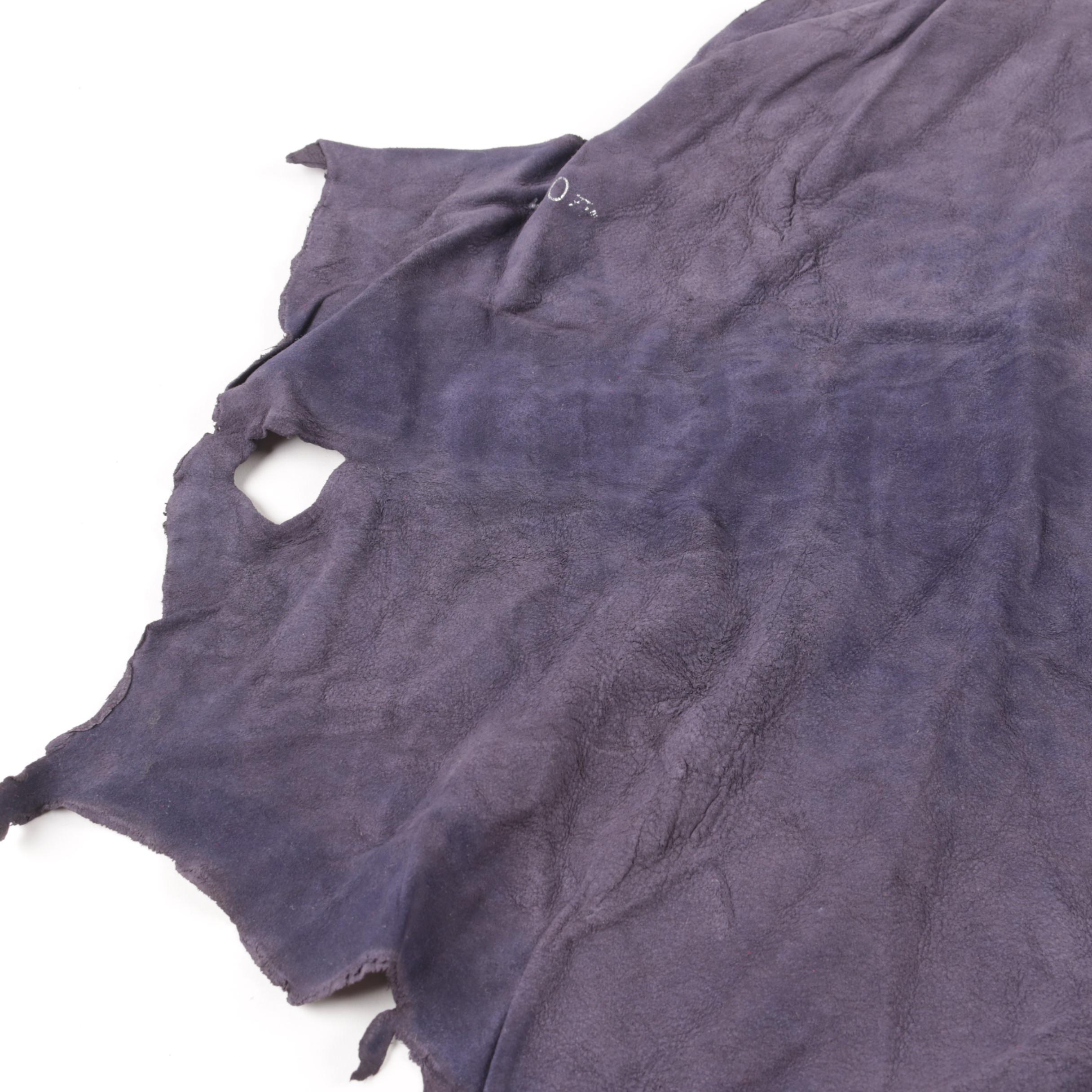 Charcoal Gray Leather Hides