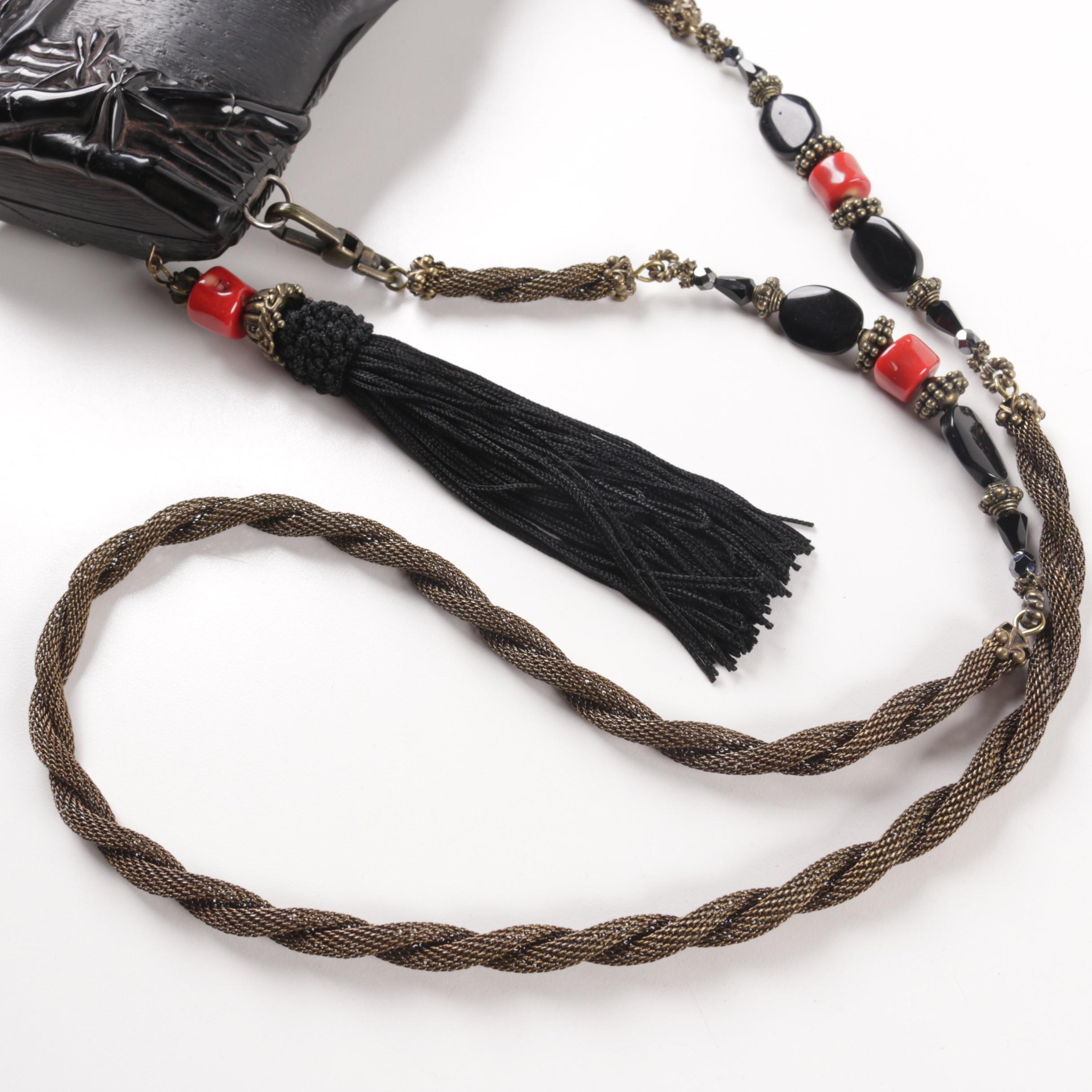 Maya Asian Inspired Resin Bag