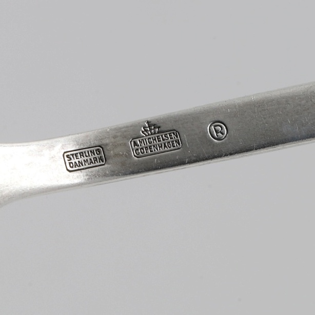 Two Danish Anton Michelsen Sterling Silver Annual Christmas Spoons