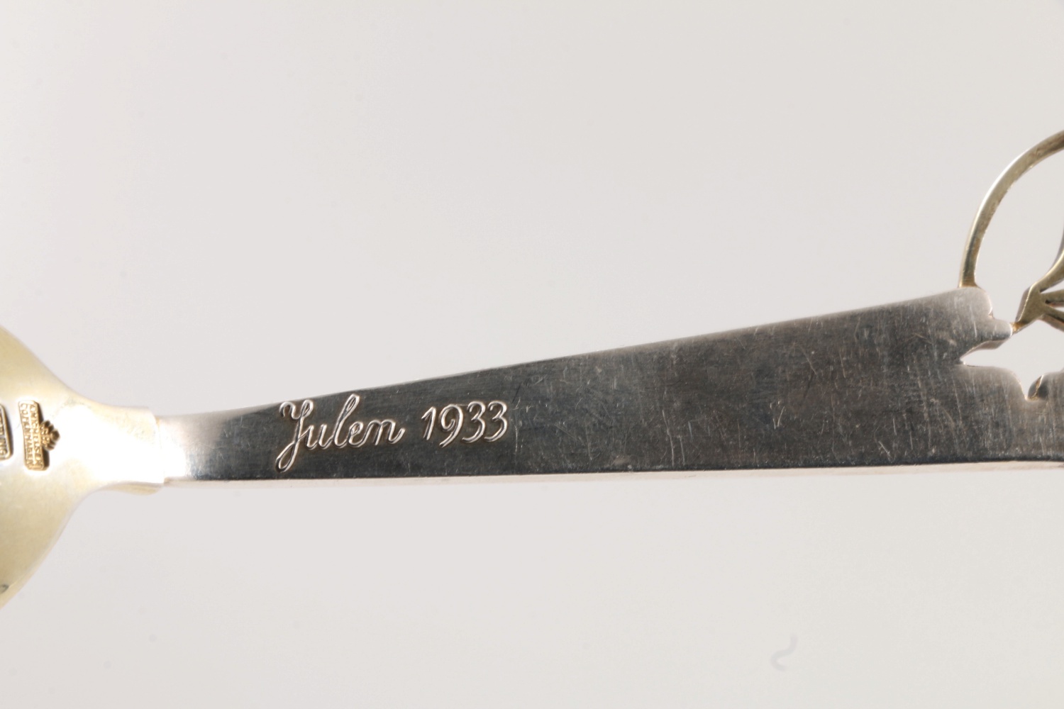 Two Danish Anton Michelsen Sterling Silver Annual Christmas Spoons