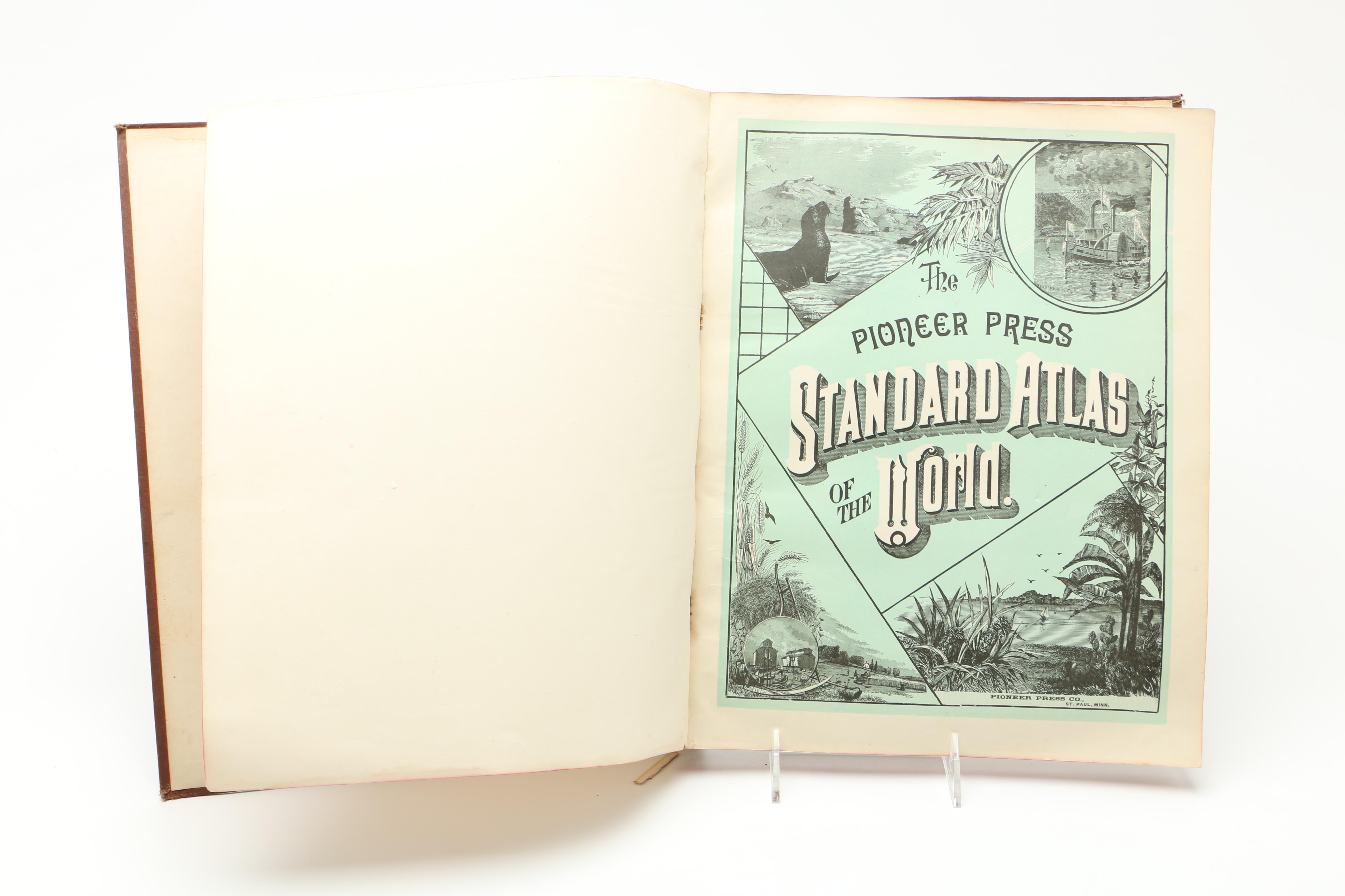 1888 Edition of "The Pioneer Press Standard Atlas of the World"