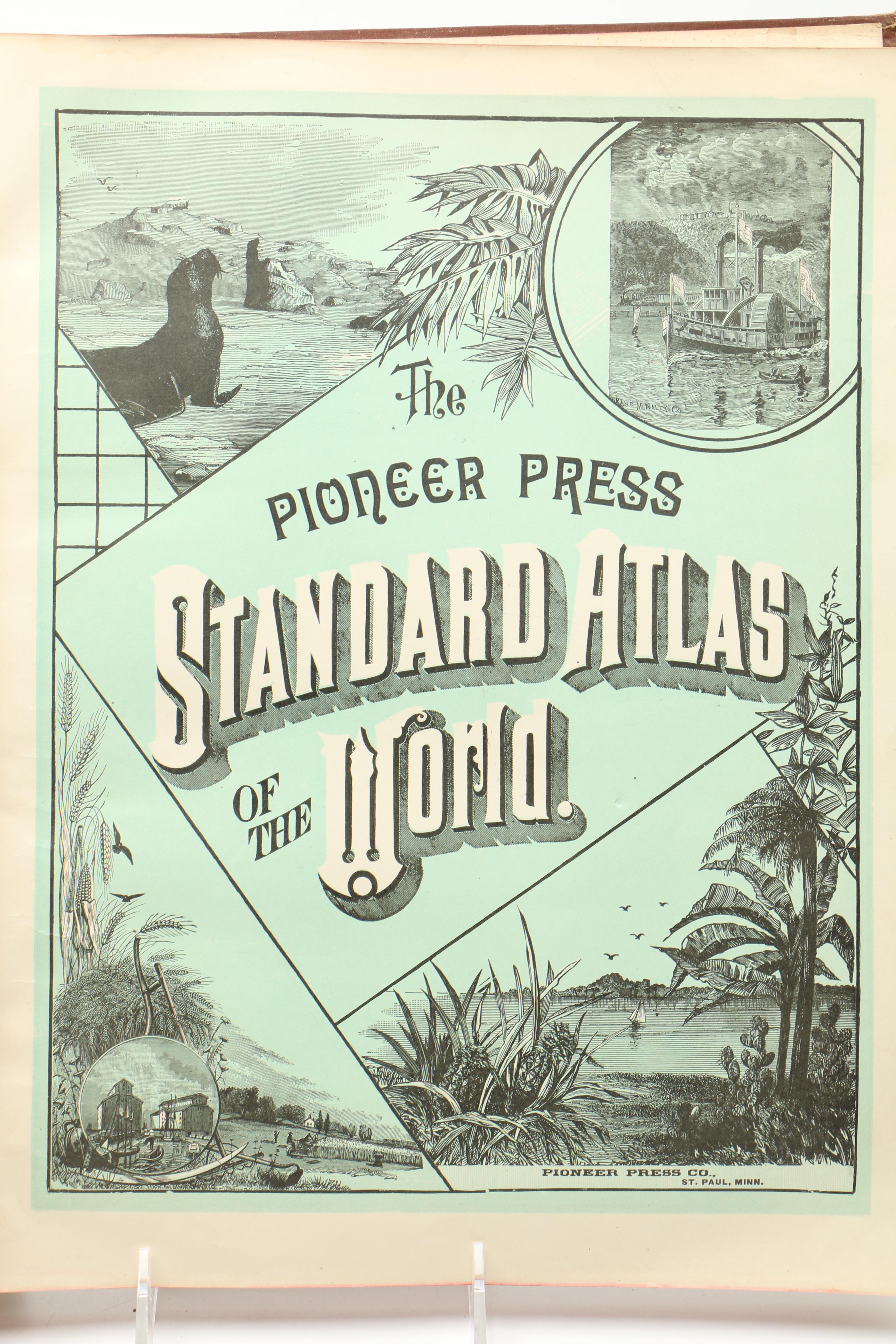 1888 Edition of "The Pioneer Press Standard Atlas of the World"