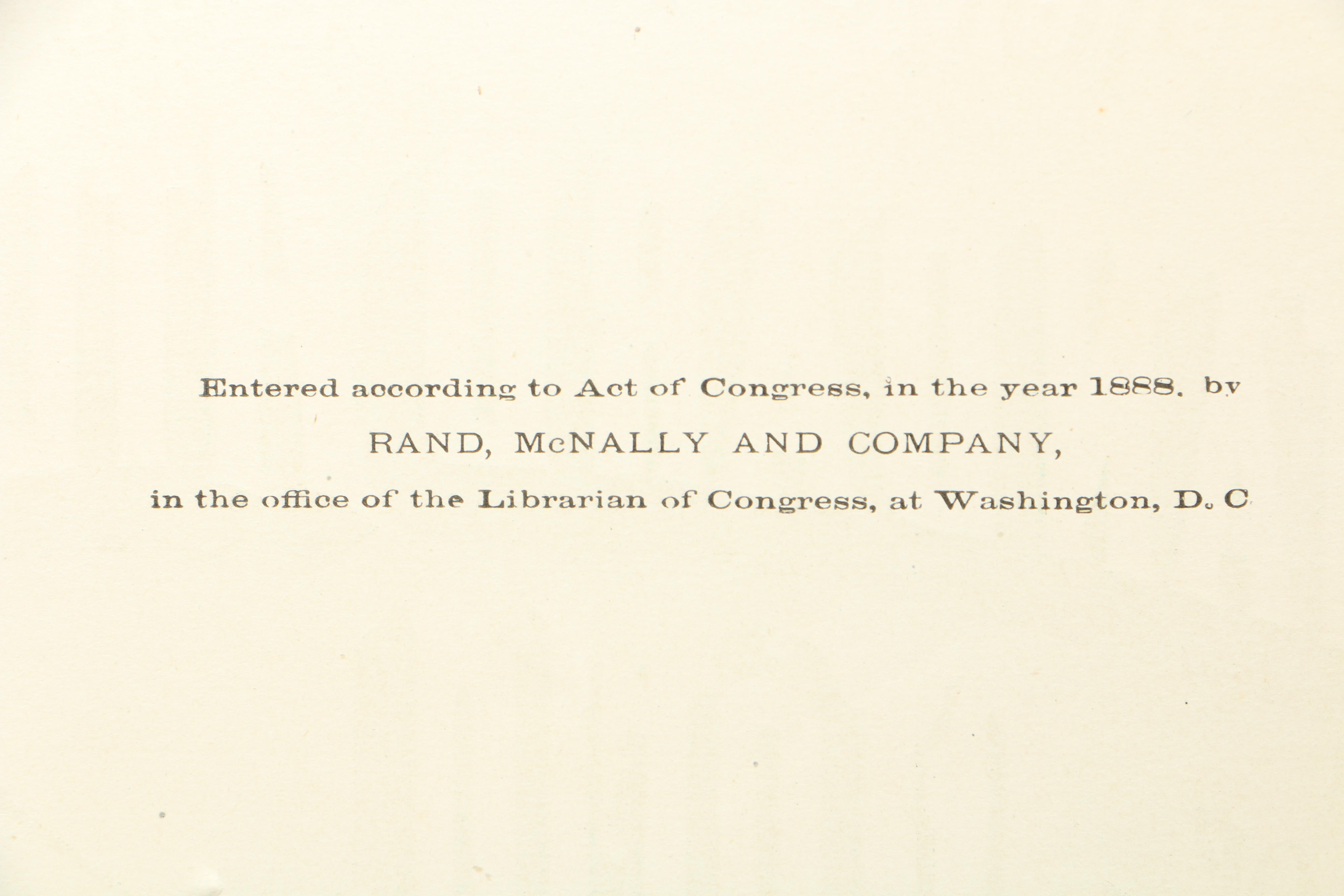1888 Edition of "The Pioneer Press Standard Atlas of the World"
