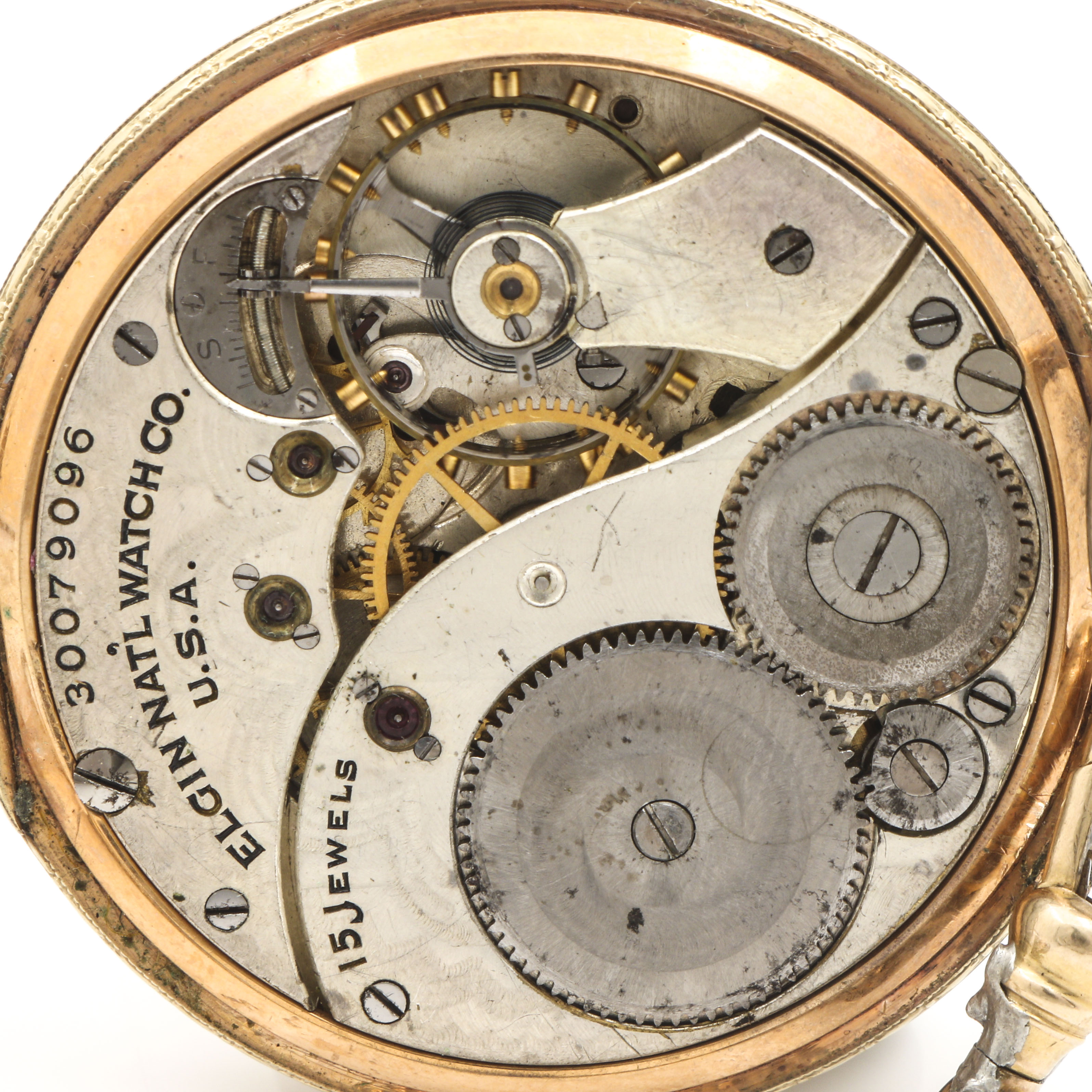 Pair of Vintage Elgin Open Face Pocket Watches